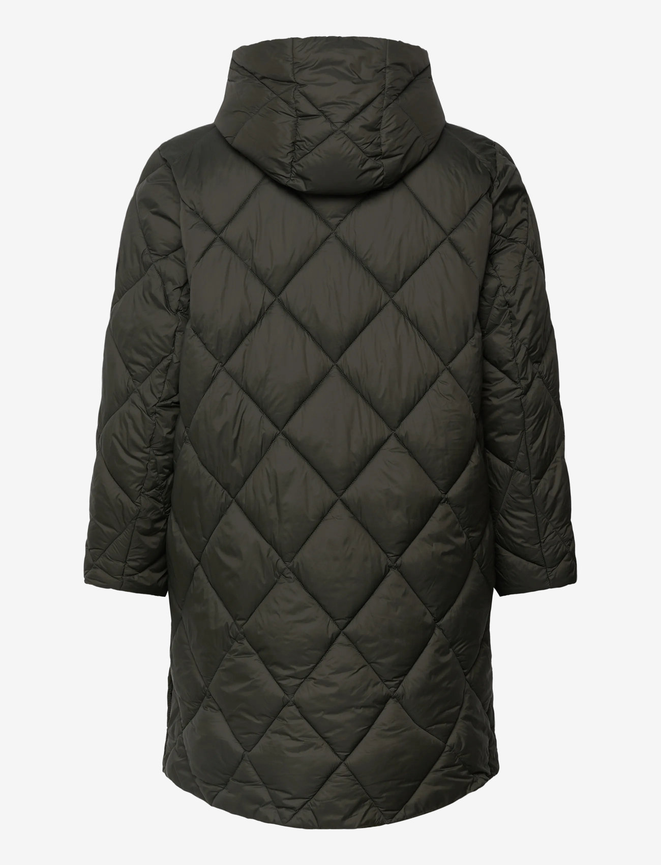 Lauren Women - Hooded Diamond-Quilted Down Coat - litchfield loden - 1