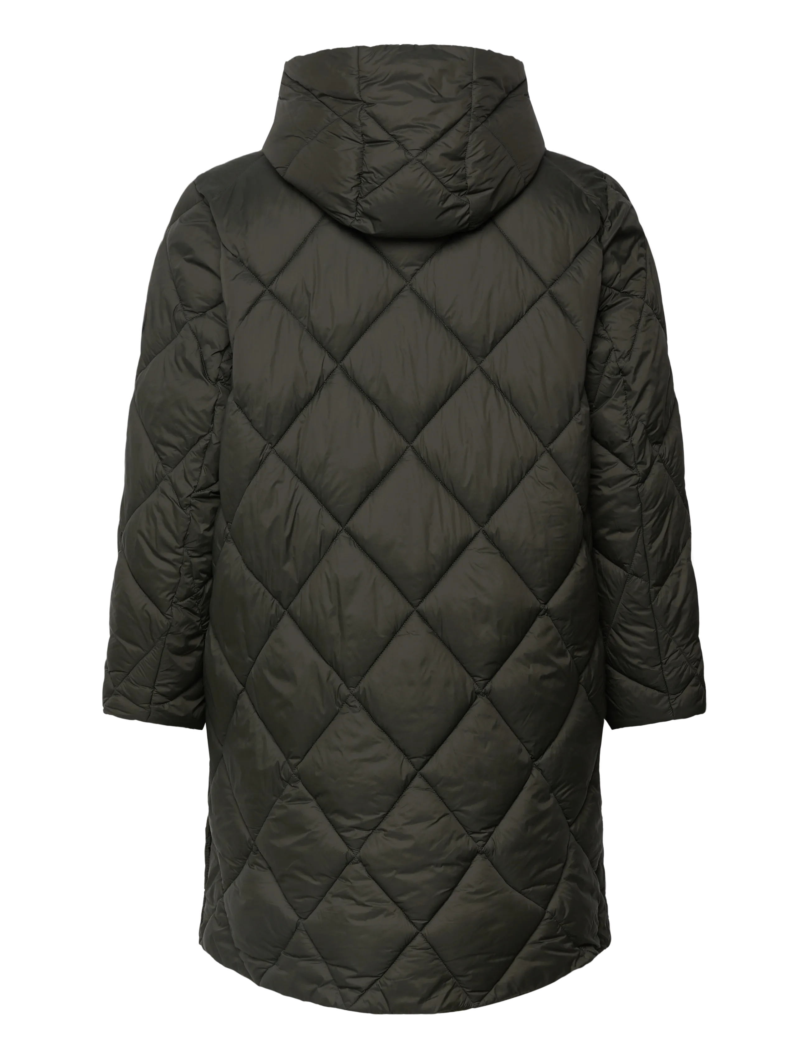 Lauren Women - Hooded Diamond-Quilted Down Coat - Žieminės striukės - litchfield loden - 1