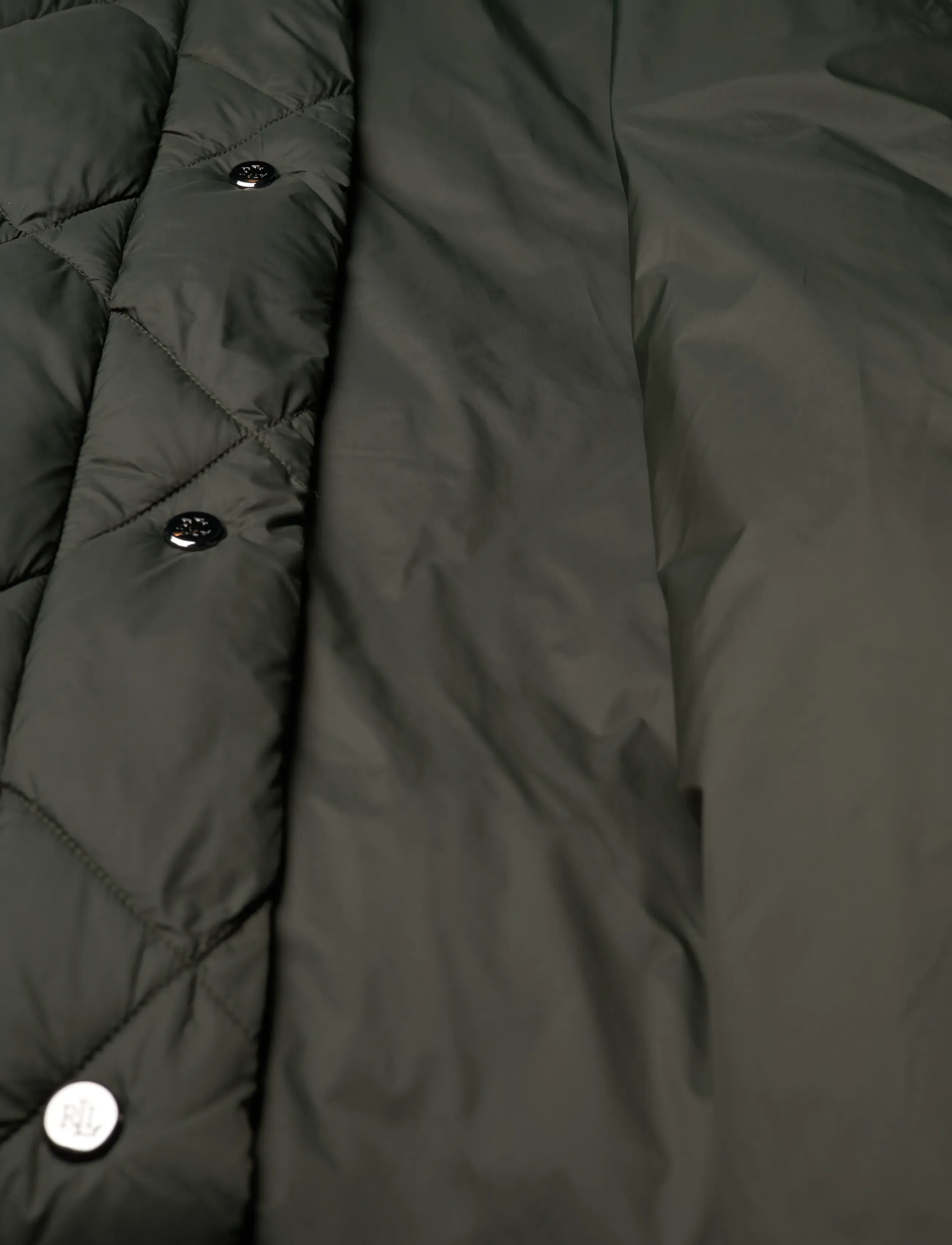Lauren Women - Hooded Diamond-Quilted Down Coat - Žieminės striukės - litchfield loden - 4