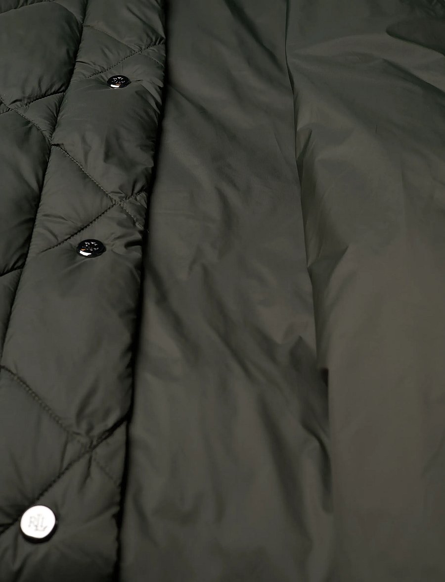 Lauren Women - Hooded Diamond-Quilted Down Coat - Žieminės striukės - litchfield loden - 4