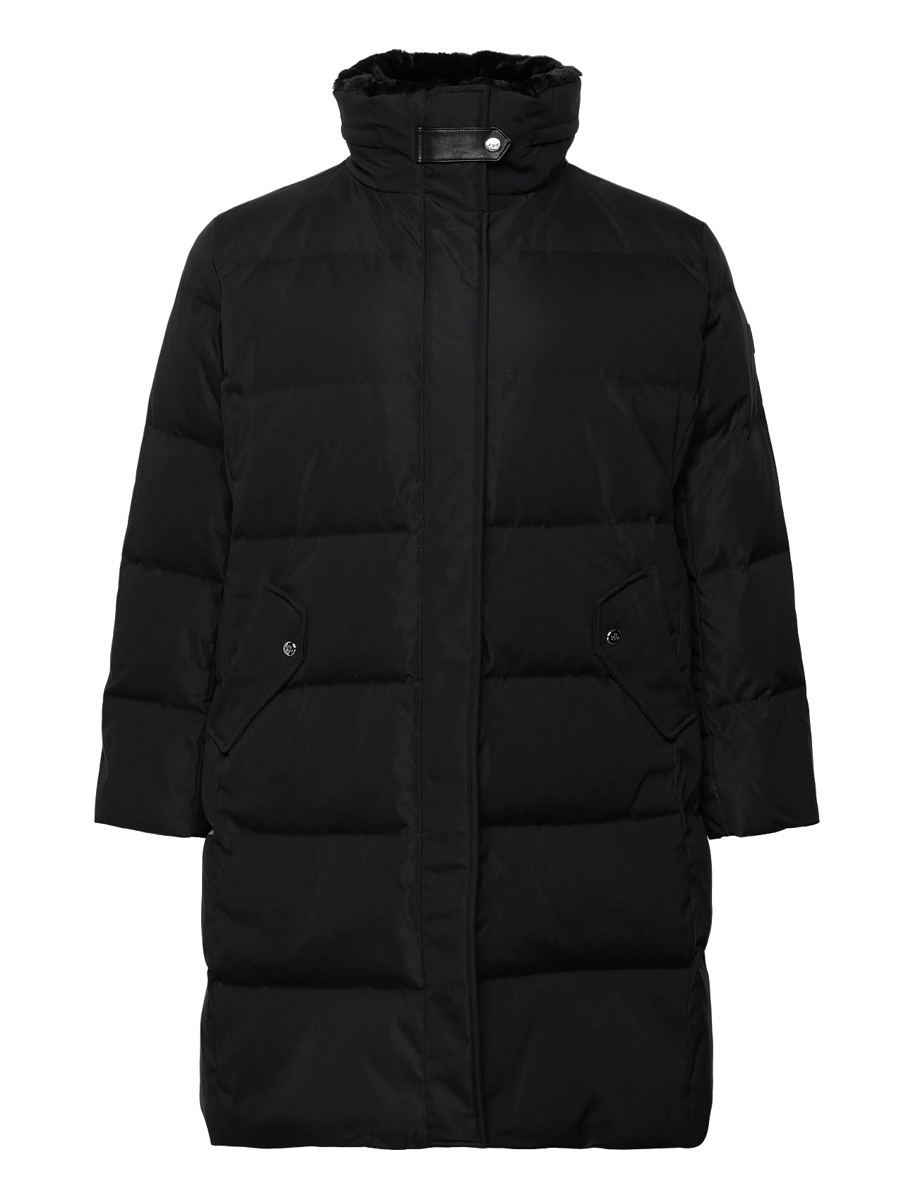 Lauren Women - Faux-Fur-Trim Funnelneck Down