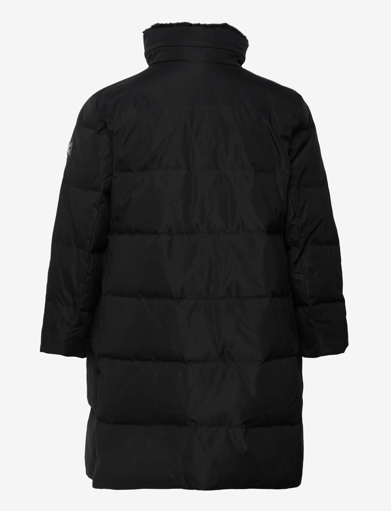 Lauren Women - Faux-Fur-Trim Funnelneck Down Coat - daunenmäntel - black - 1