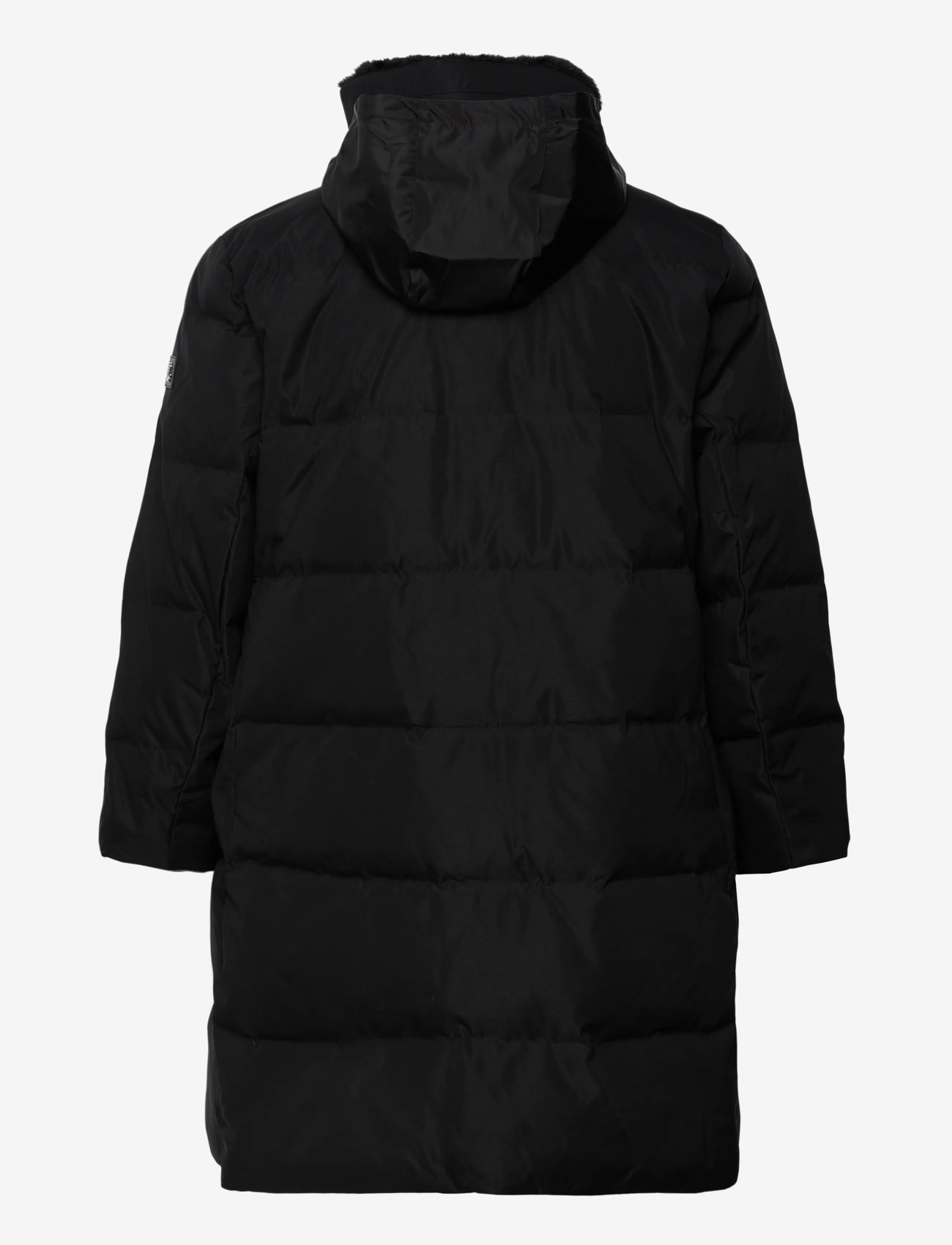 Lauren Women - Faux-Fur-Trim Funnelneck Down Coat - daunenmäntel - black - 2