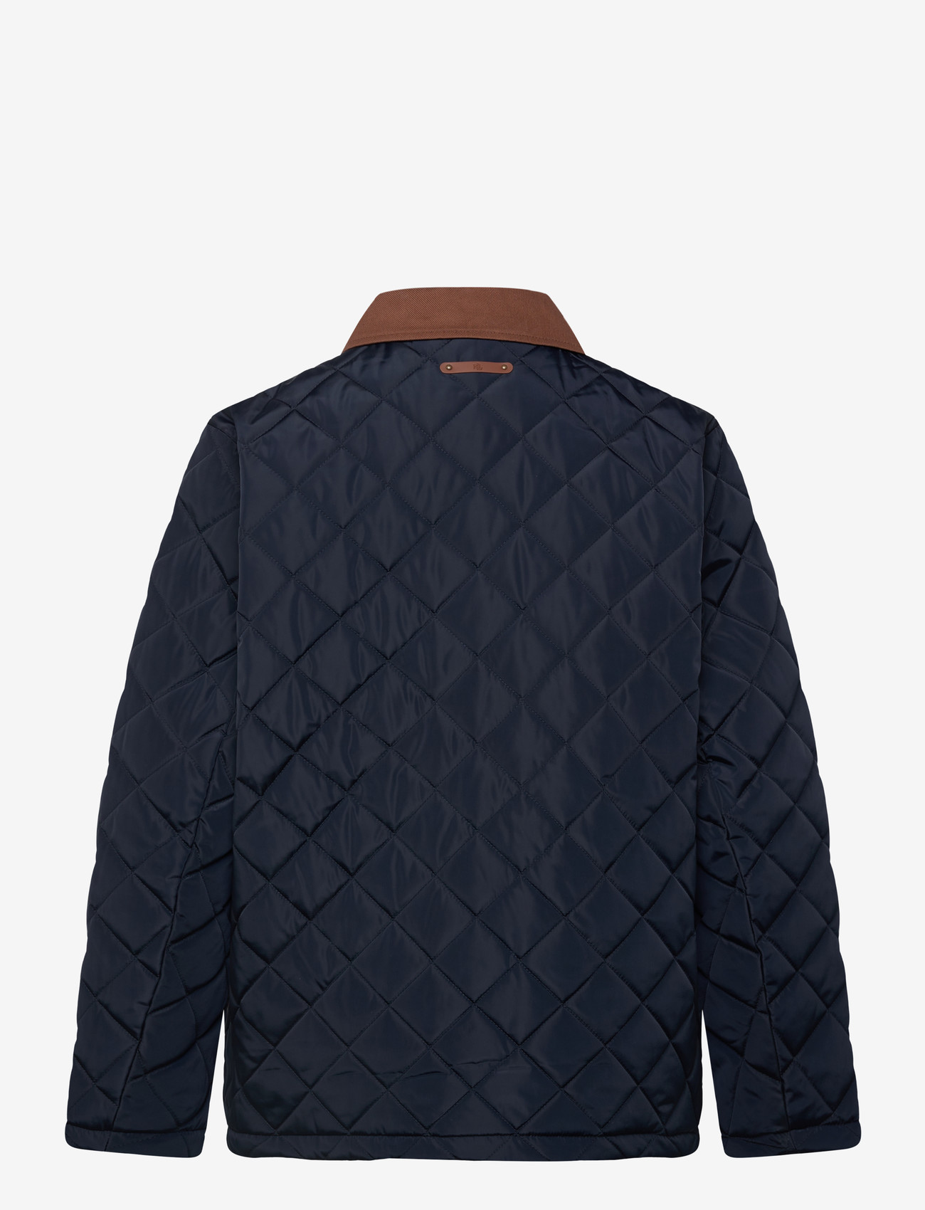 Lauren Women - Twill-Trim Diamond-Quilted Barn Jacket - winter jacket - dk navy - 1