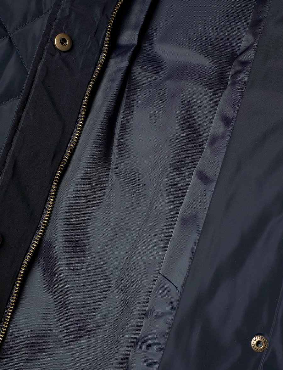 Lauren Women - Twill-Trim Diamond-Quilted Barn Jacket - frühlingsjacken - dk navy - 4