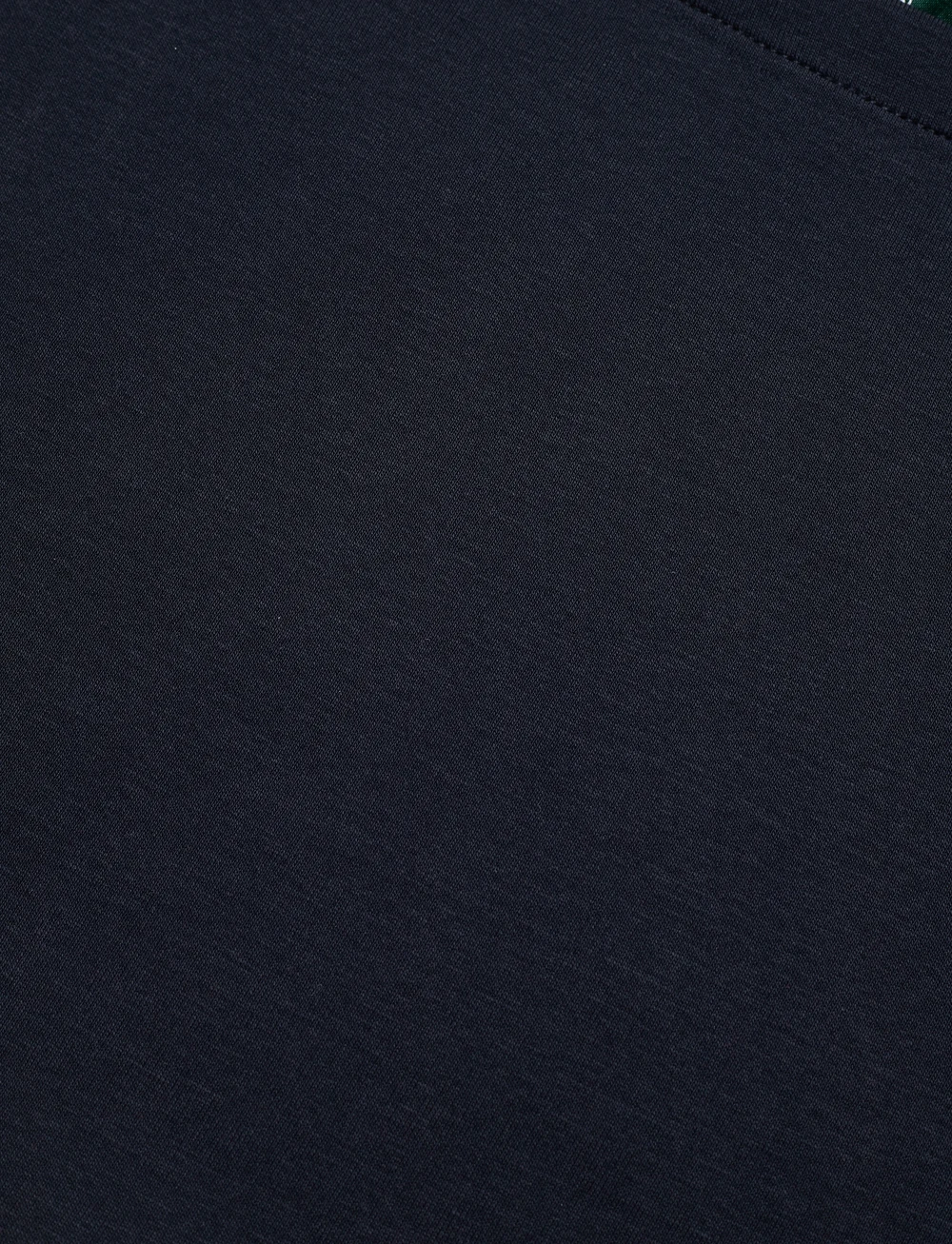 Lauren Women - Stretch Cotton Boatneck Top - t-shirts - lauren navy - 3