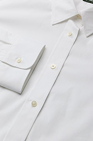 Lauren Women - No-Iron Stretch Cotton Shirt - long-sleeved shirts - white - 2