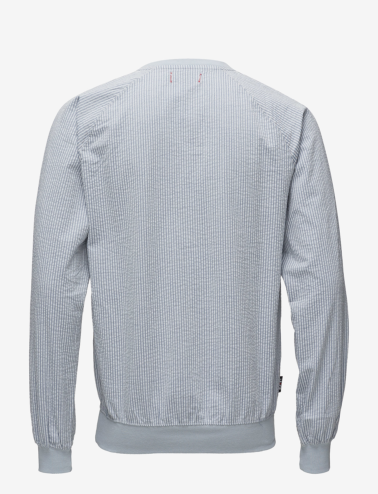 Le-Fix - Seersucker Crew - grey - 1