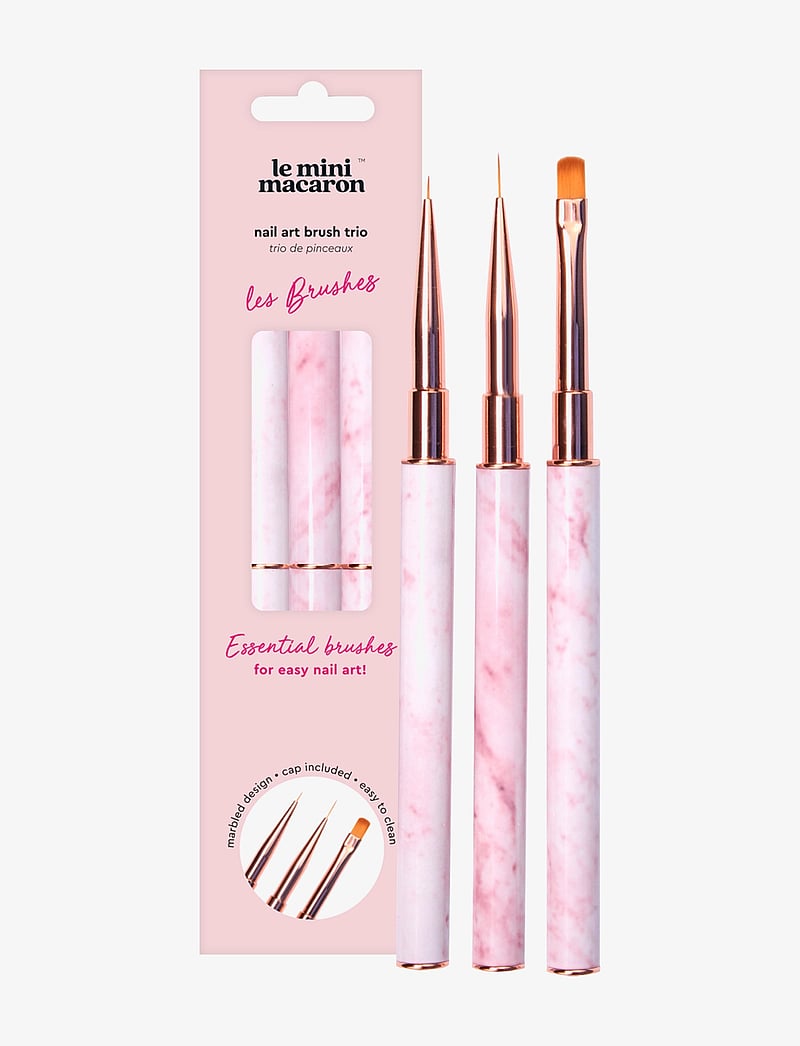 Le Mini Macaron - Nail Art Brush Trio - makeup - les brushes - 2