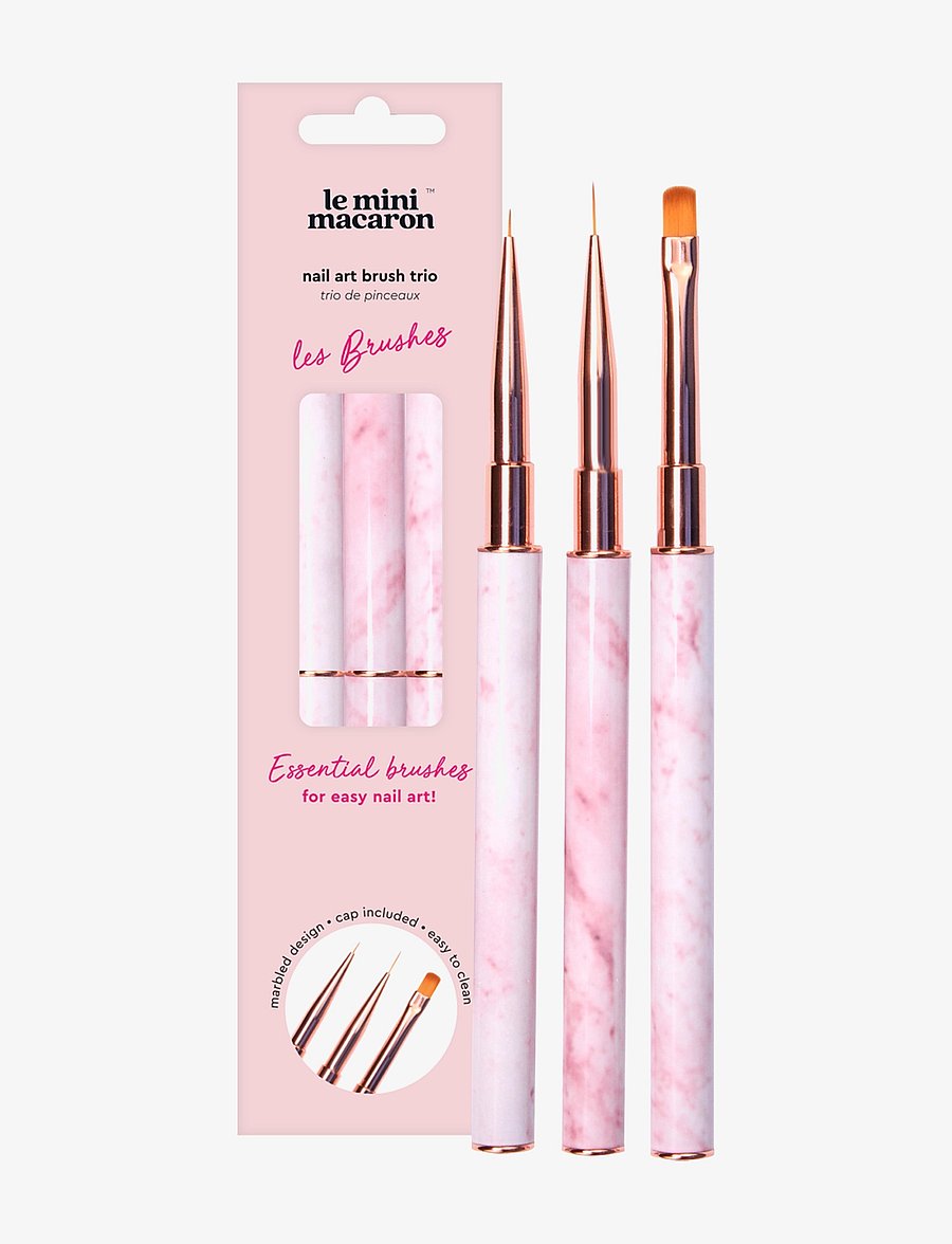 Le Mini Macaron - Nail Art Brush Trio - makeup - les brushes - 2