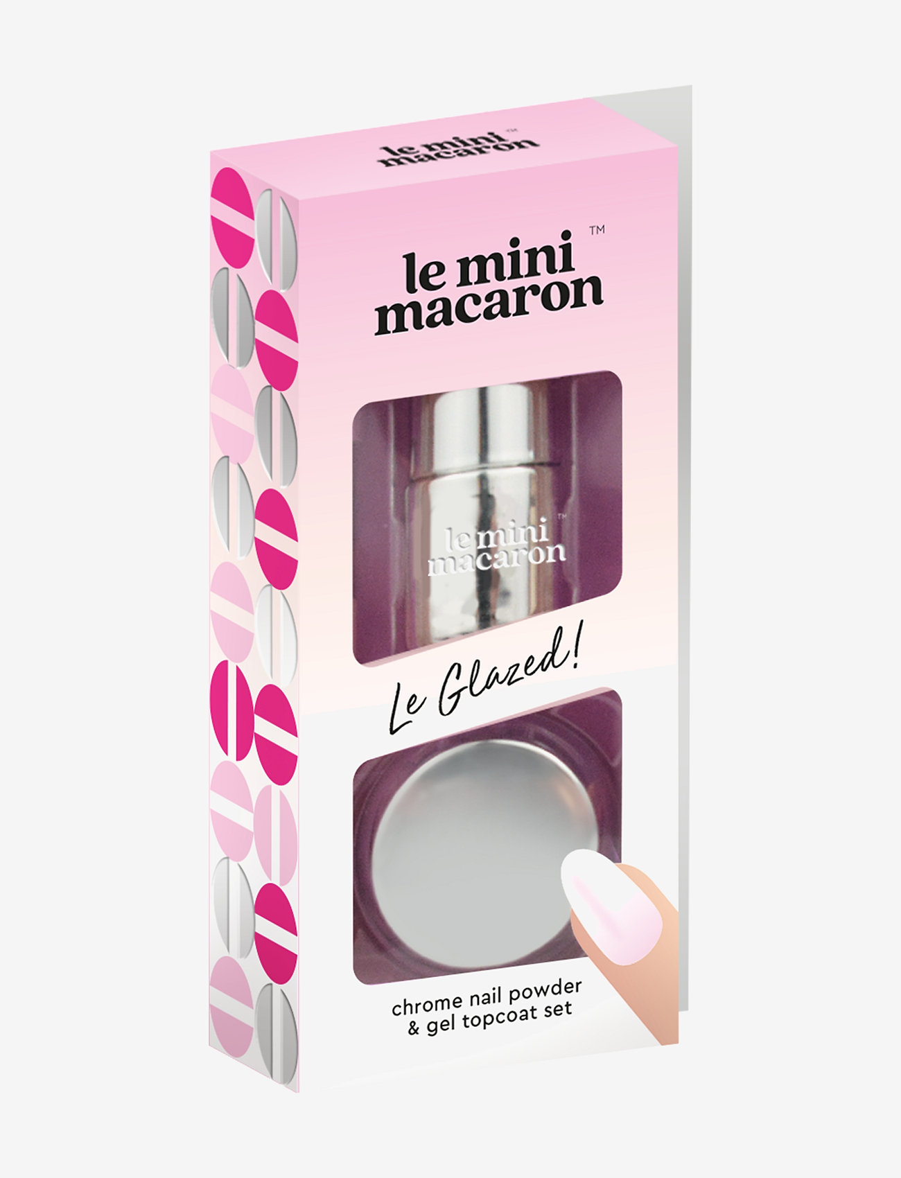Le Mini Macaron - Chrome Powder Set LE GLAZED! - makeup - le glazed! - 1