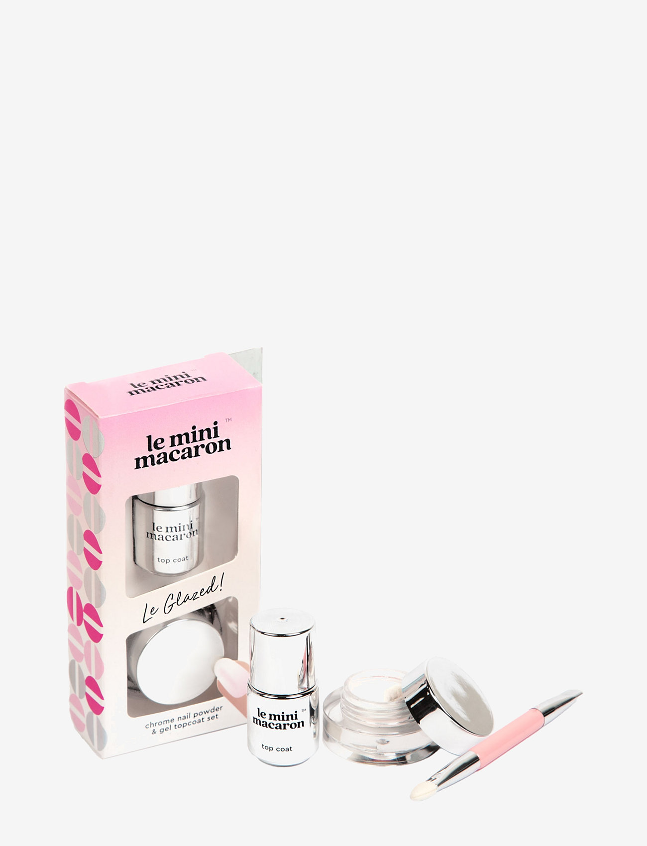 Le Mini Macaron - Chrome Powder Set LE GLAZED! - makeup - le glazed! - 2