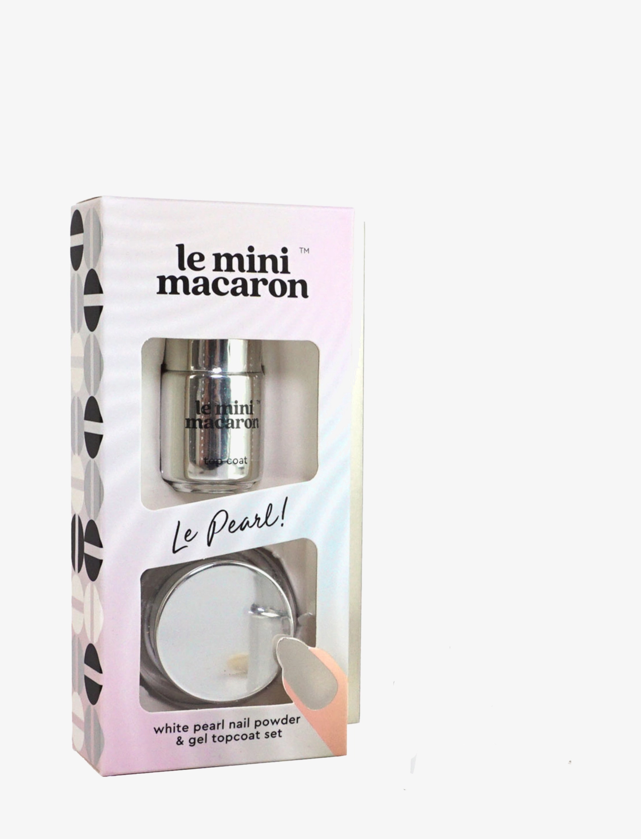 Le Mini Macaron Chrome Powder Set, Le Pearl - Geelilakat - LE PEARL! / clear