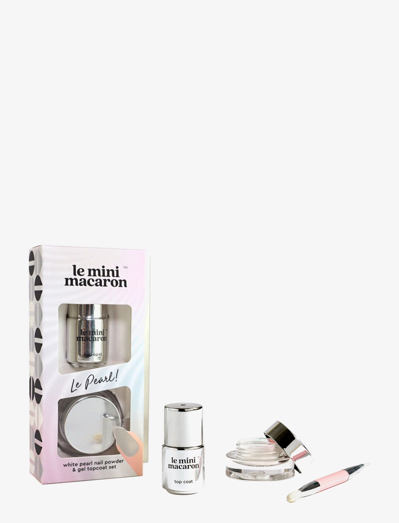 Le Mini Macaron Chrome Powder Set, Le Pearl nagelprodukter dam – bild 2