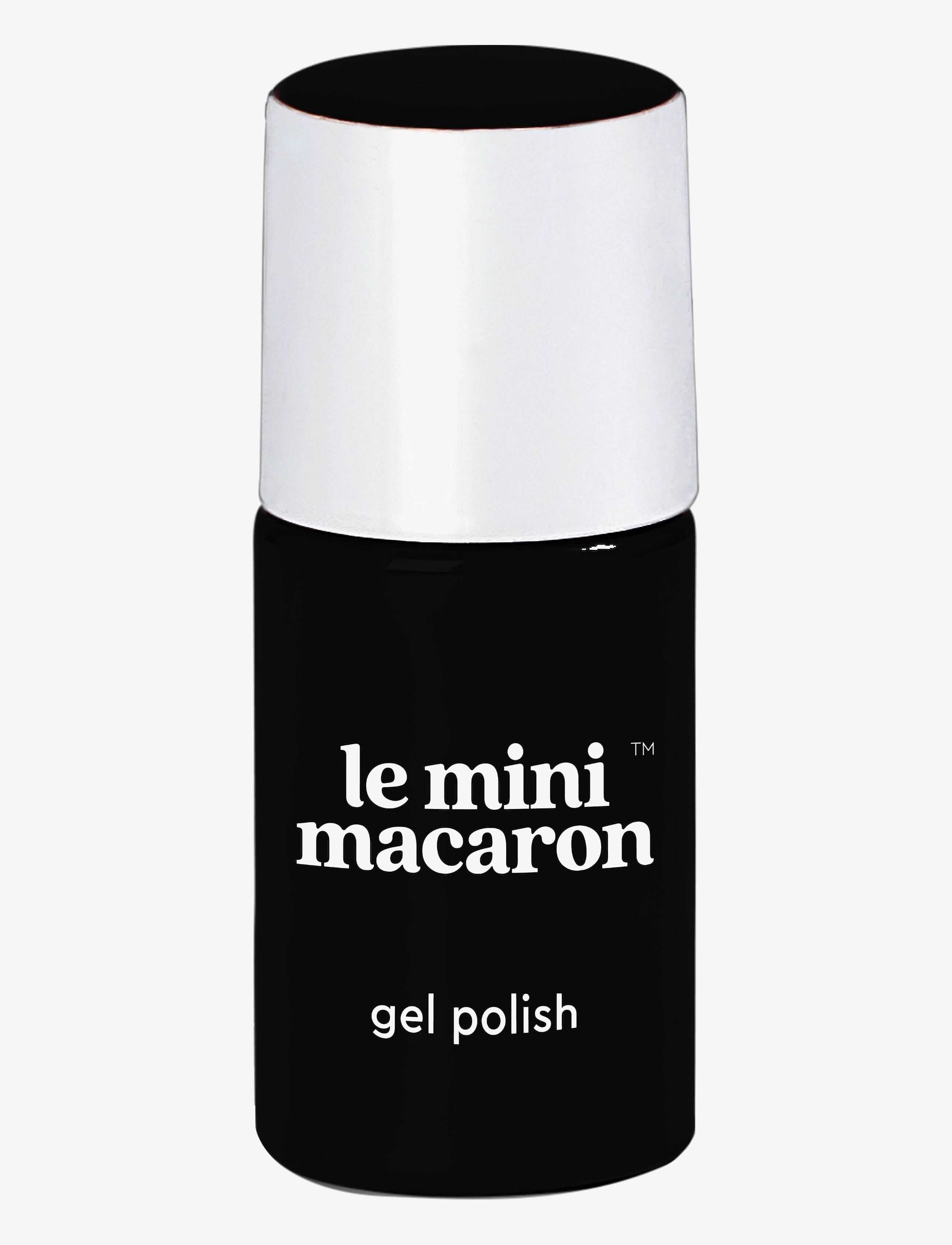 Le Mini Macaron Single Gel Polish Licorice, 8.5 ml, Black, Negle > Gelé-Neglelak, Dame
