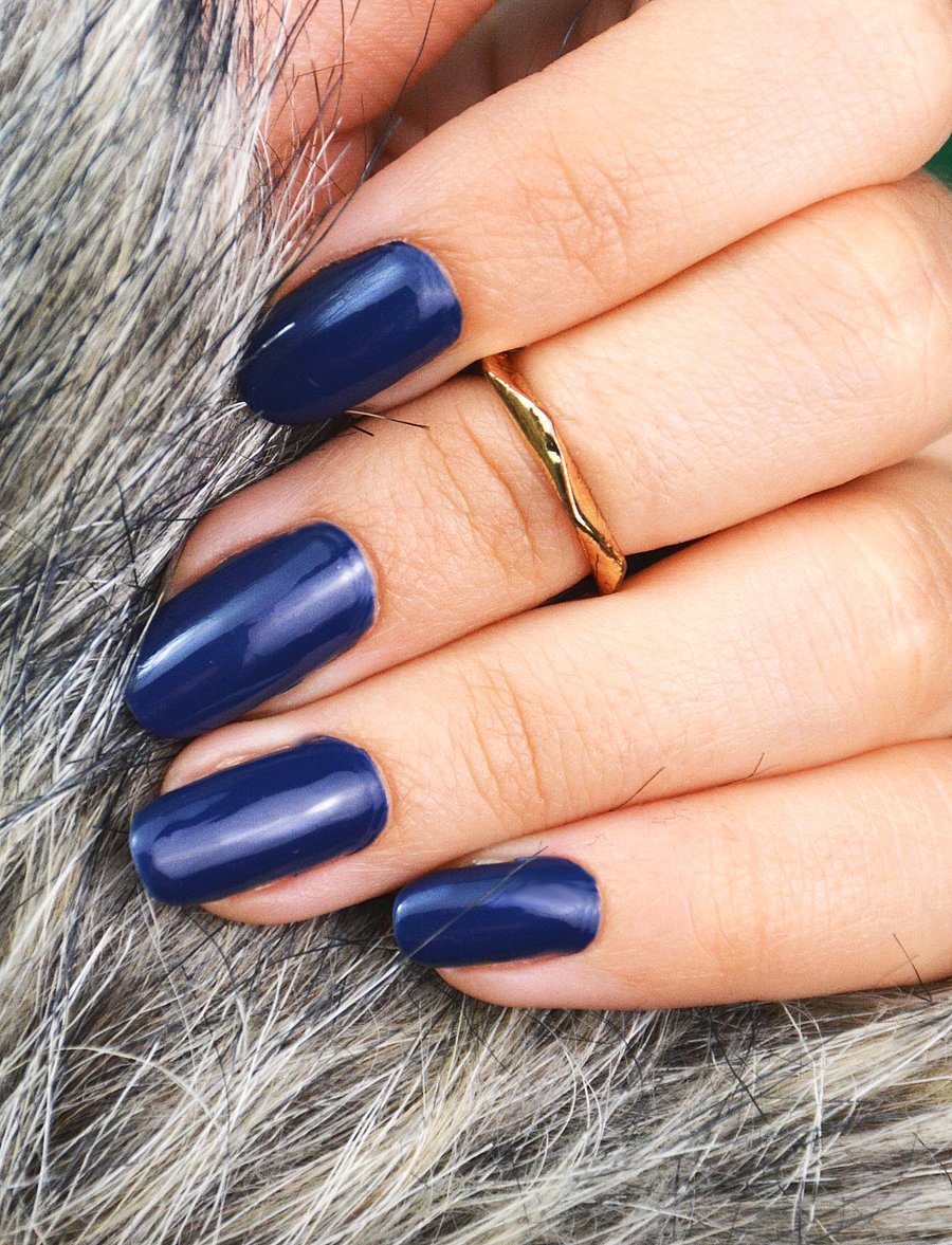 Le Mini Macaron - Single Gel Polish MIDNIGHT BLUEBERRY - makeup - midnight blueberry - 3