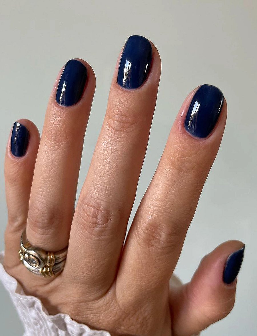 Le Mini Macaron - Single Gel Polish MIDNIGHT BLUEBERRY - makeup - midnight blueberry - 4
