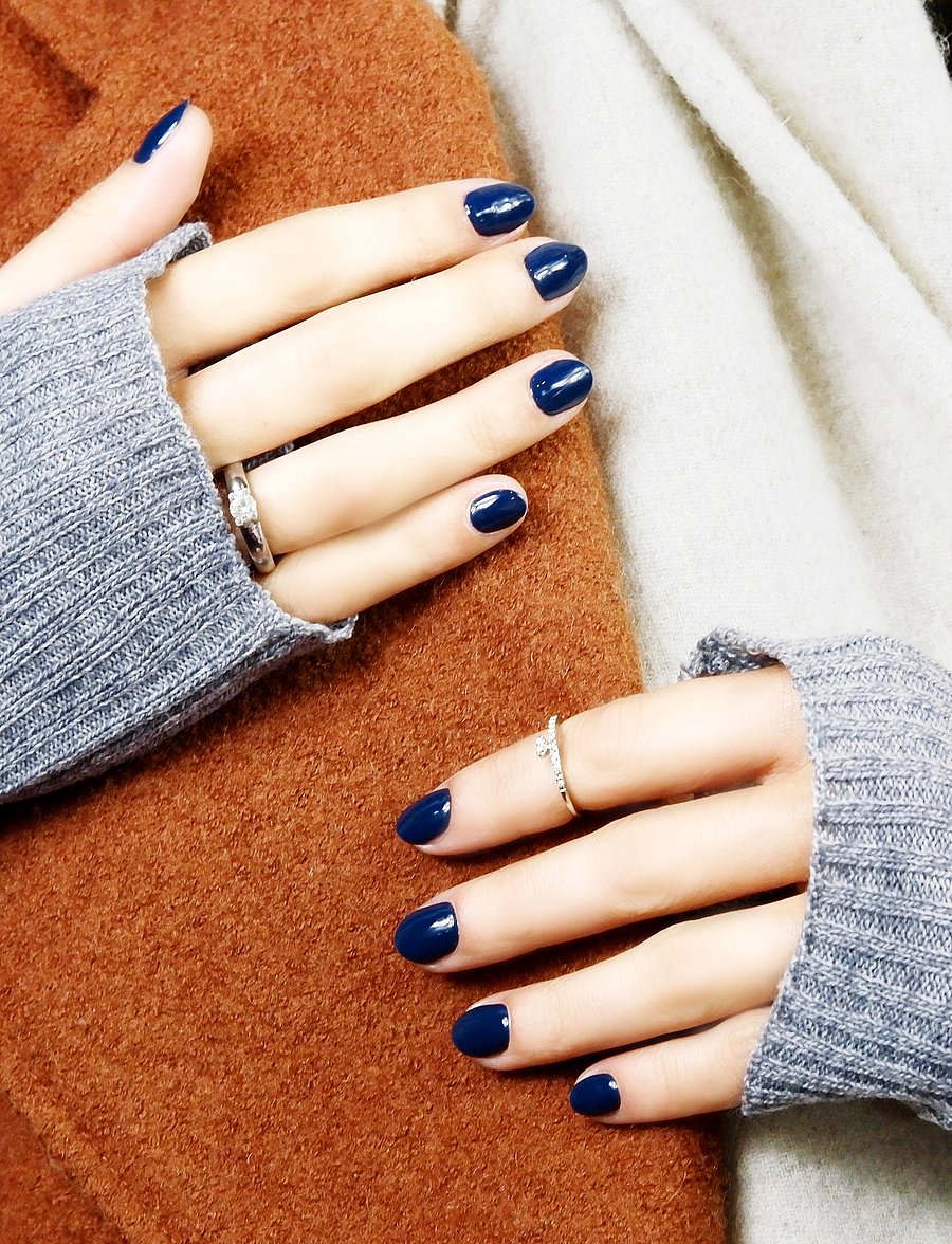Le Mini Macaron - Single Gel Polish MIDNIGHT BLUEBERRY - makeup - midnight blueberry - 5