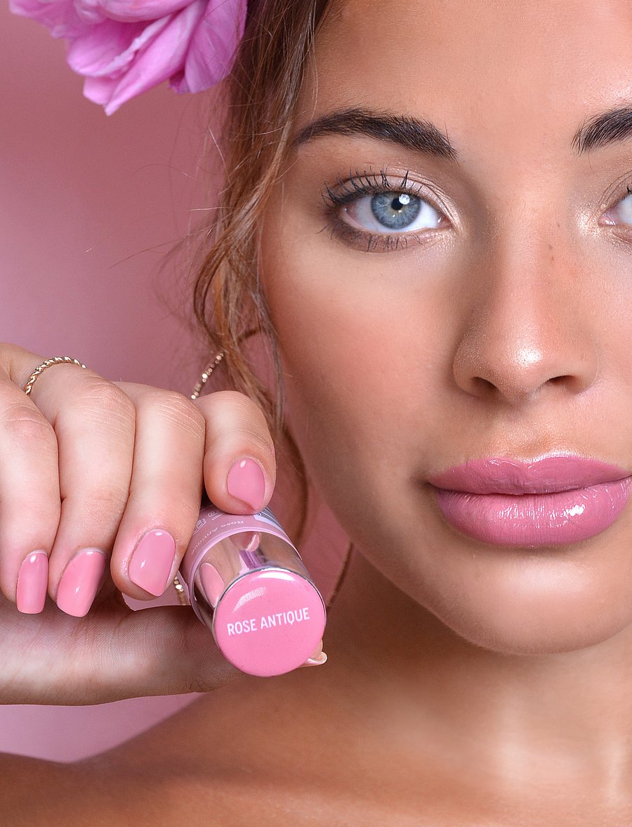 Le Mini Macaron - Single Gel Polish ROSE ANTIQUE - makeup - rose antique - 3