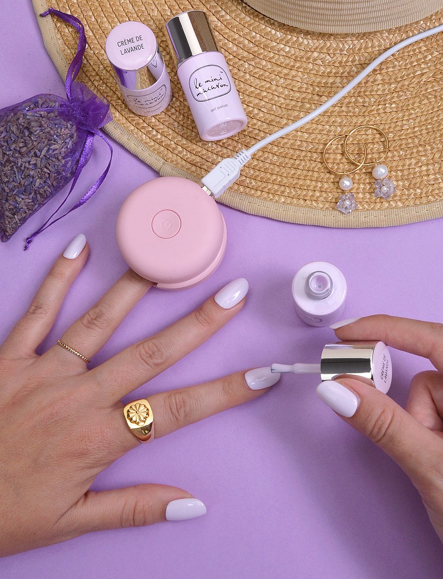 Le Mini Macaron - Single Gel Polish CRÈME DE LAVANDE - makeup - crÈme de lavande - 3