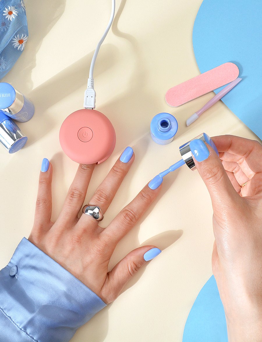 Le Mini Macaron - Single Gel Polish FLEUR BLEUE - makeup - fleur bleue - 4