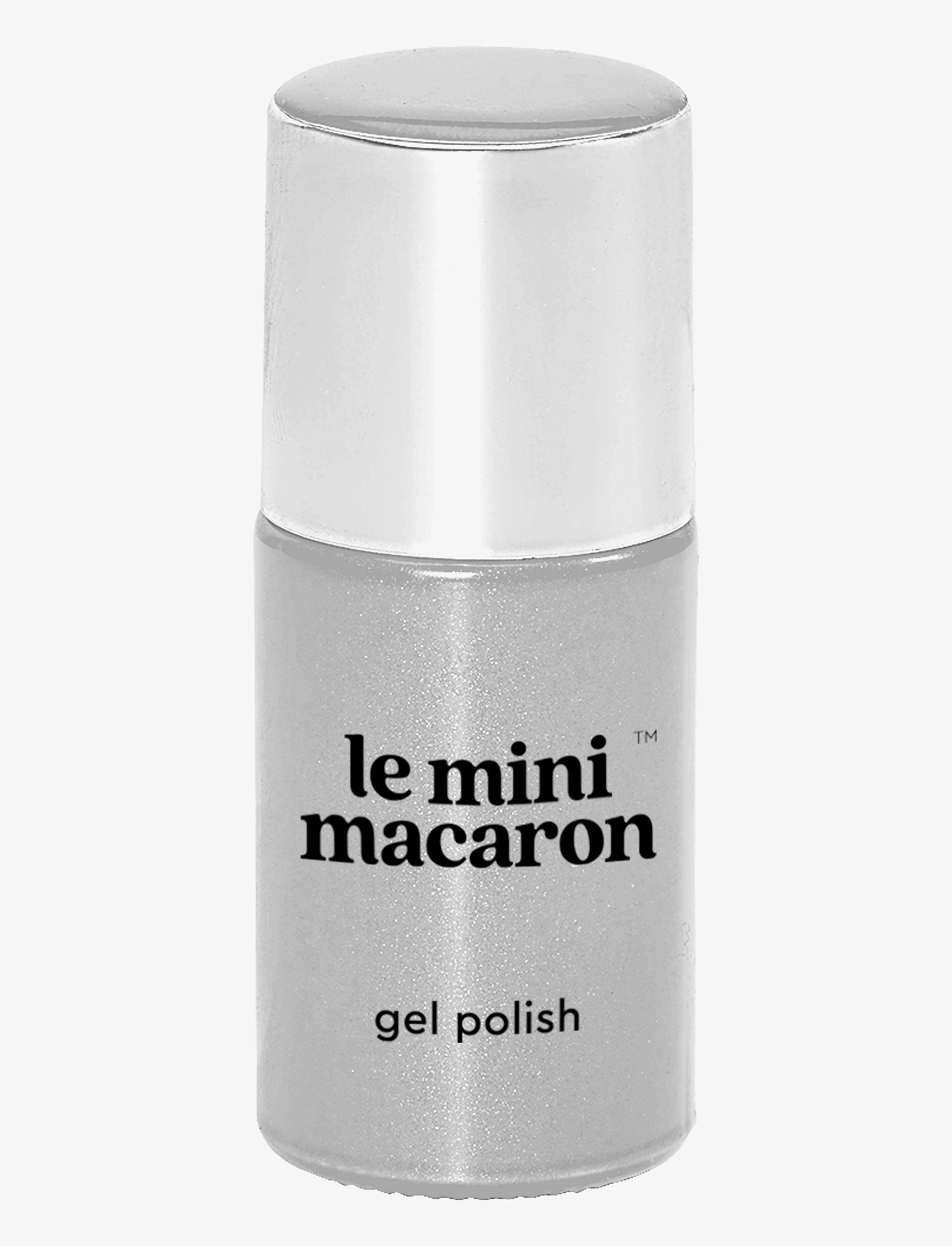 Le Mini Macaron Single Gel Polish, Silver Glow - Gel Neglelakk - SILVER GLOW / grey