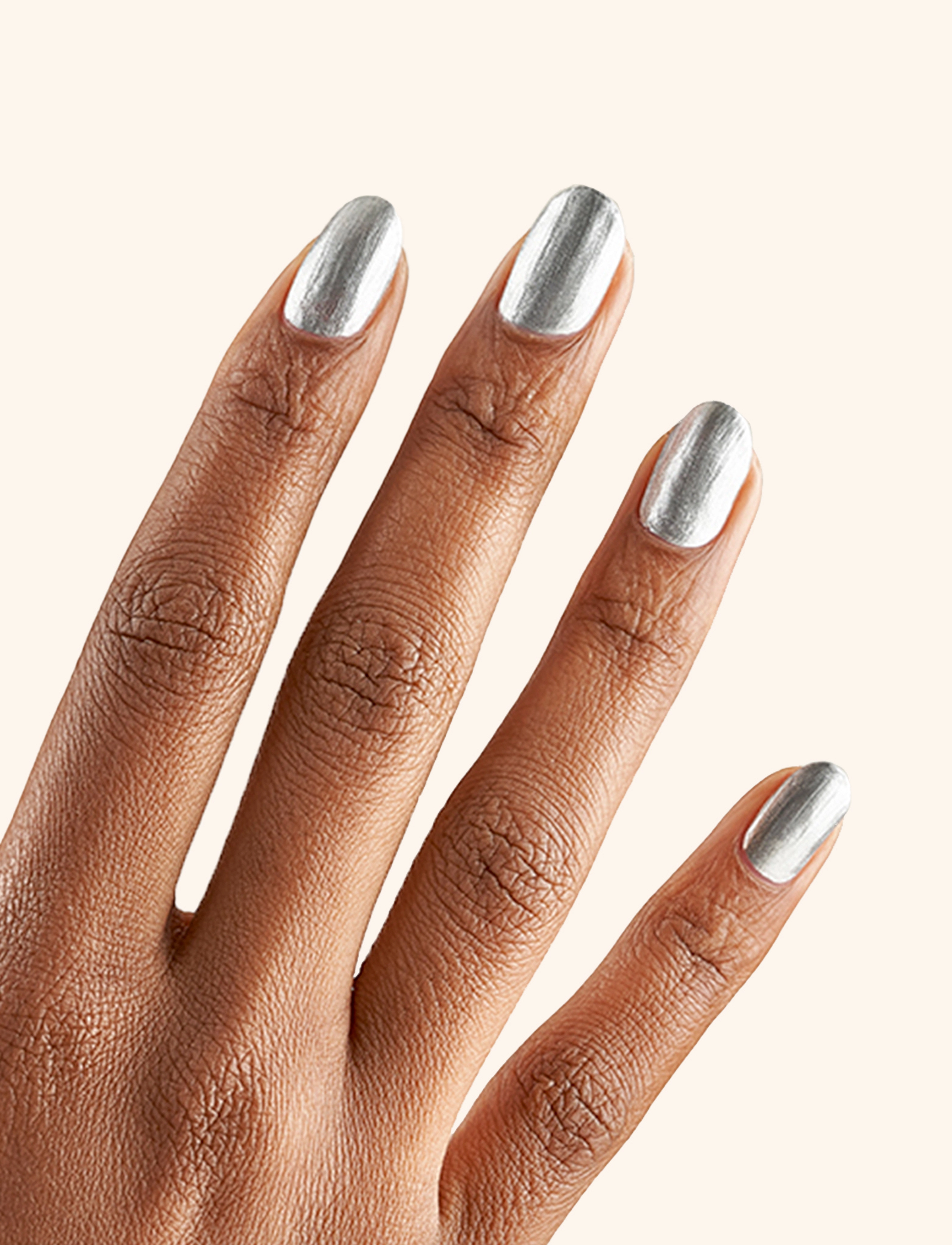 Le Mini Macaron - Single Gel Polish, Silver Glow - förðunarvörur - silver glow - 3