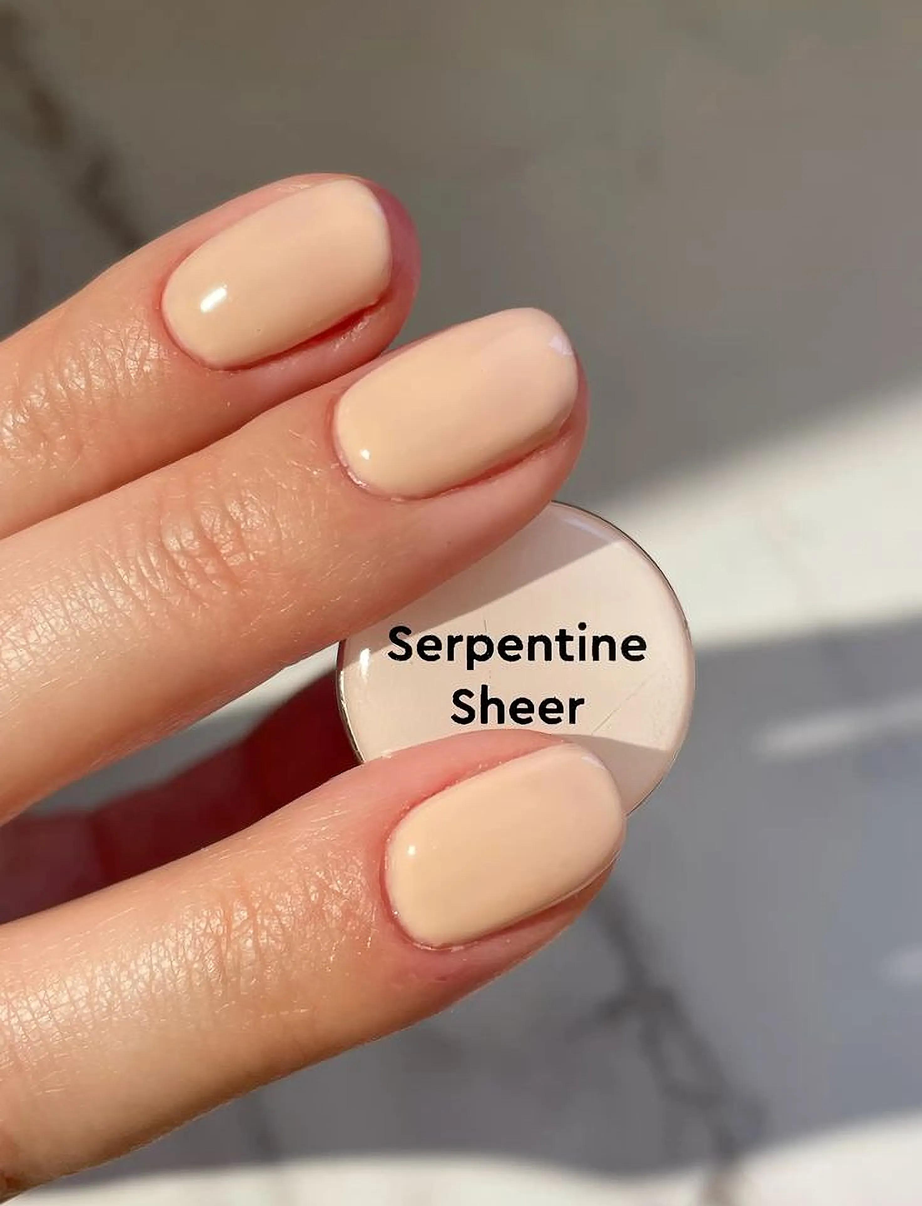 Le Mini Macaron - Single Gel Polish, Serpentine Sheer - makeup - serpentine sheer - 4