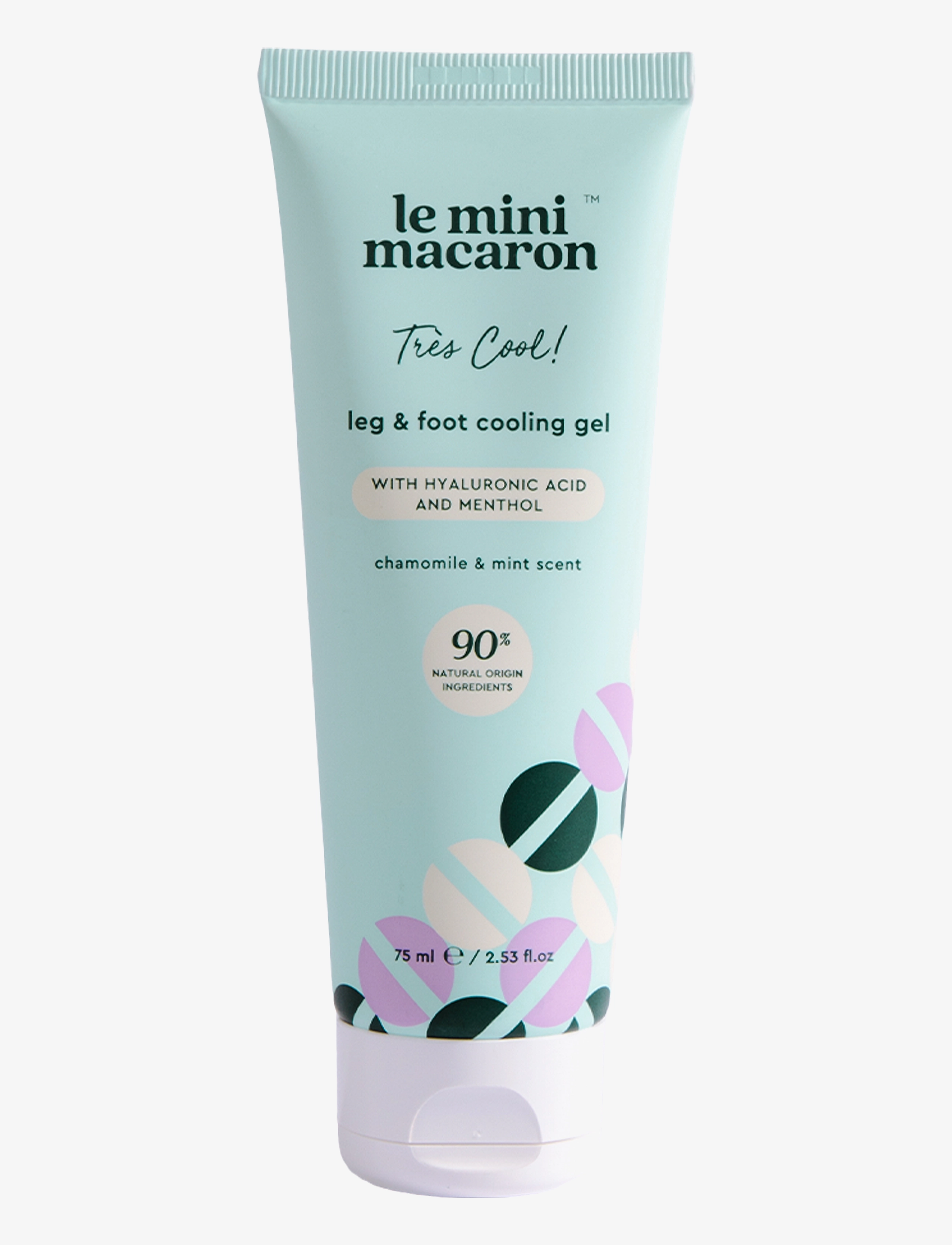 Le Mini Macaron Leg & Foot Cooling Gel - Fodcremer - TRÈS COOL / clear