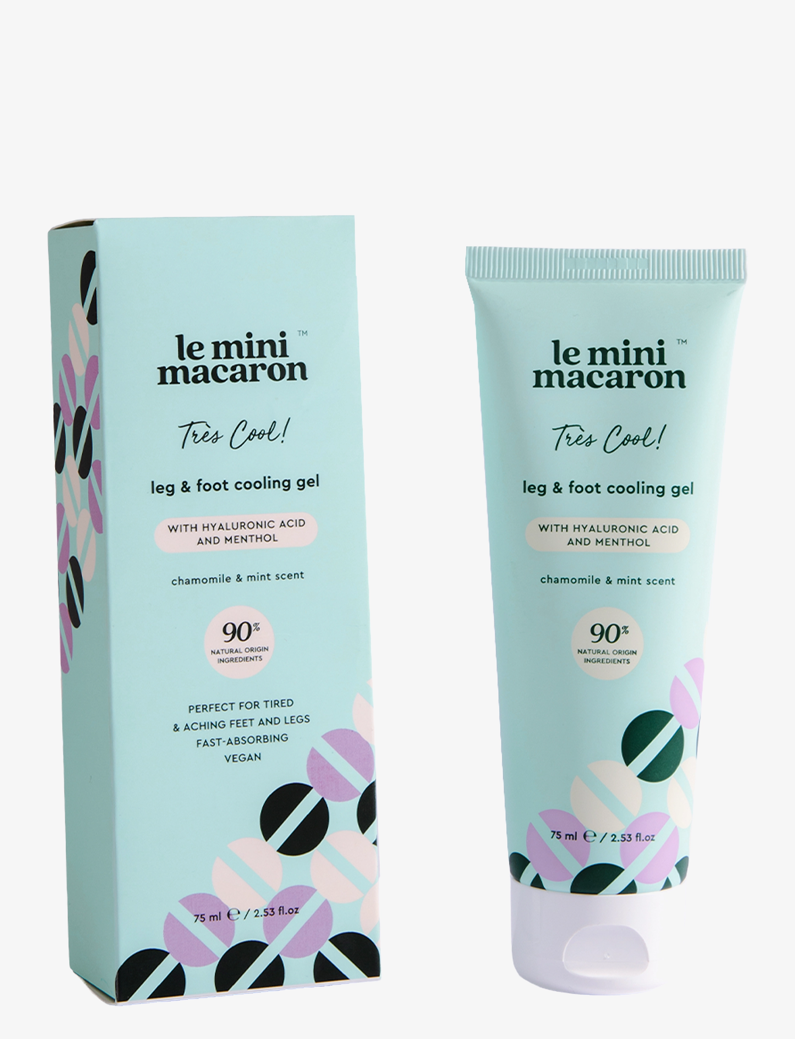 Le Mini Macaron - Leg & Foot Cooling Gel - håndkrem & fotkrem - trÈs cool - 1