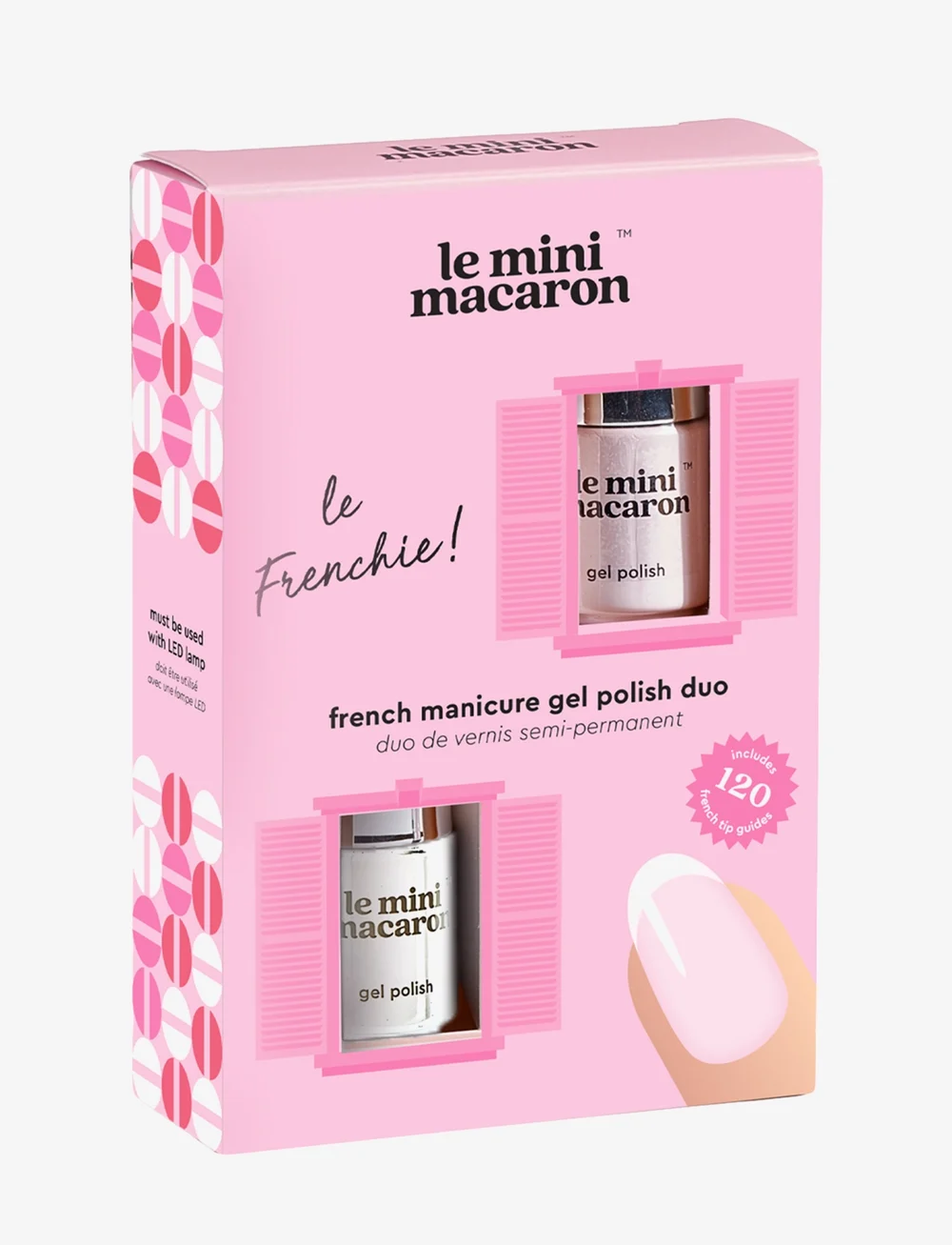 Le Mini Macaron - French Gel Manicure Kit LE FRENCHIE, CLASSIC - geelmaniküüri komplektid - le frenchie, classic - 1