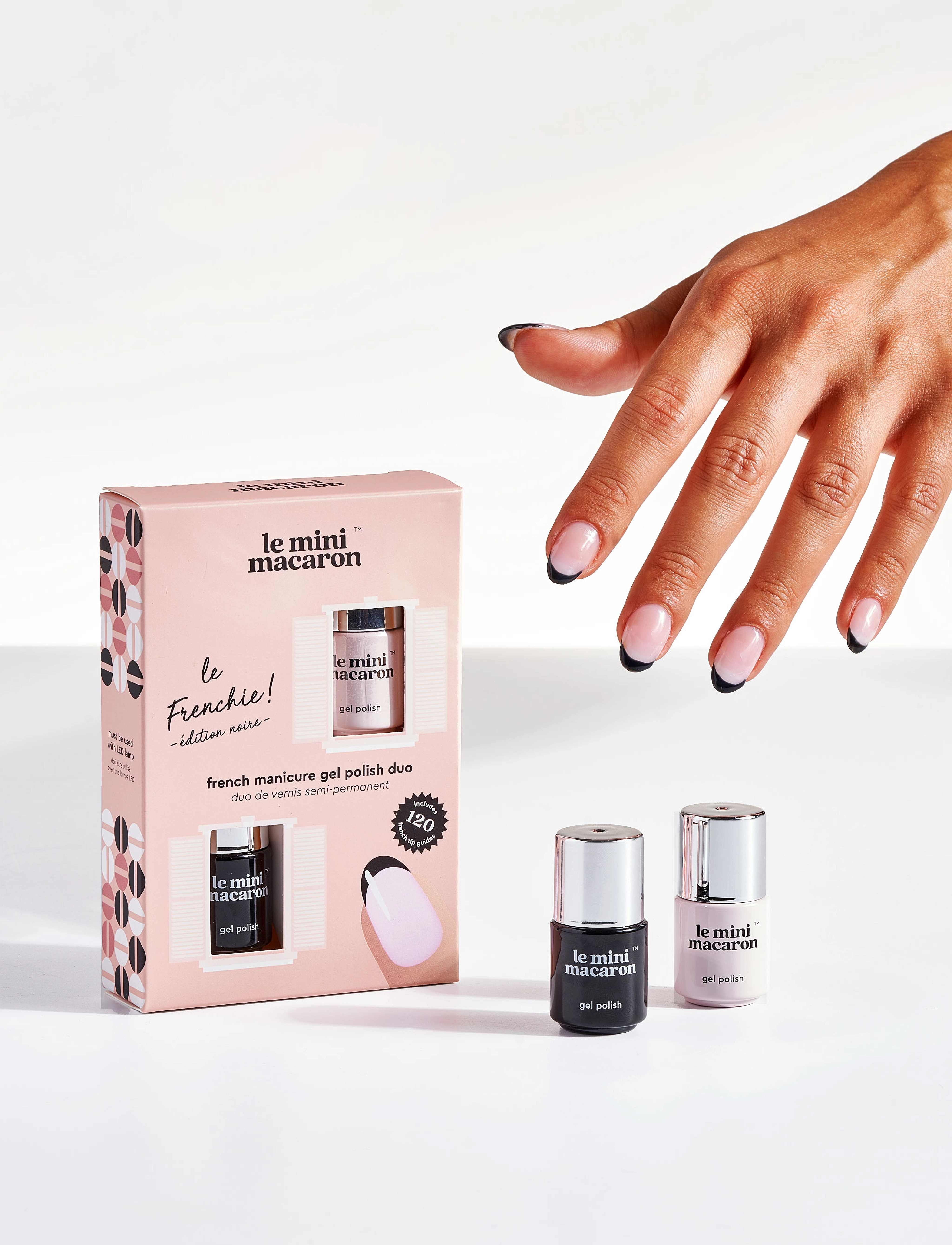 Le Mini Macaron - French Gel Manicure Kit LE FRENCHIE, NOIR EDITION - smink - le frenchie, noir edition - 3