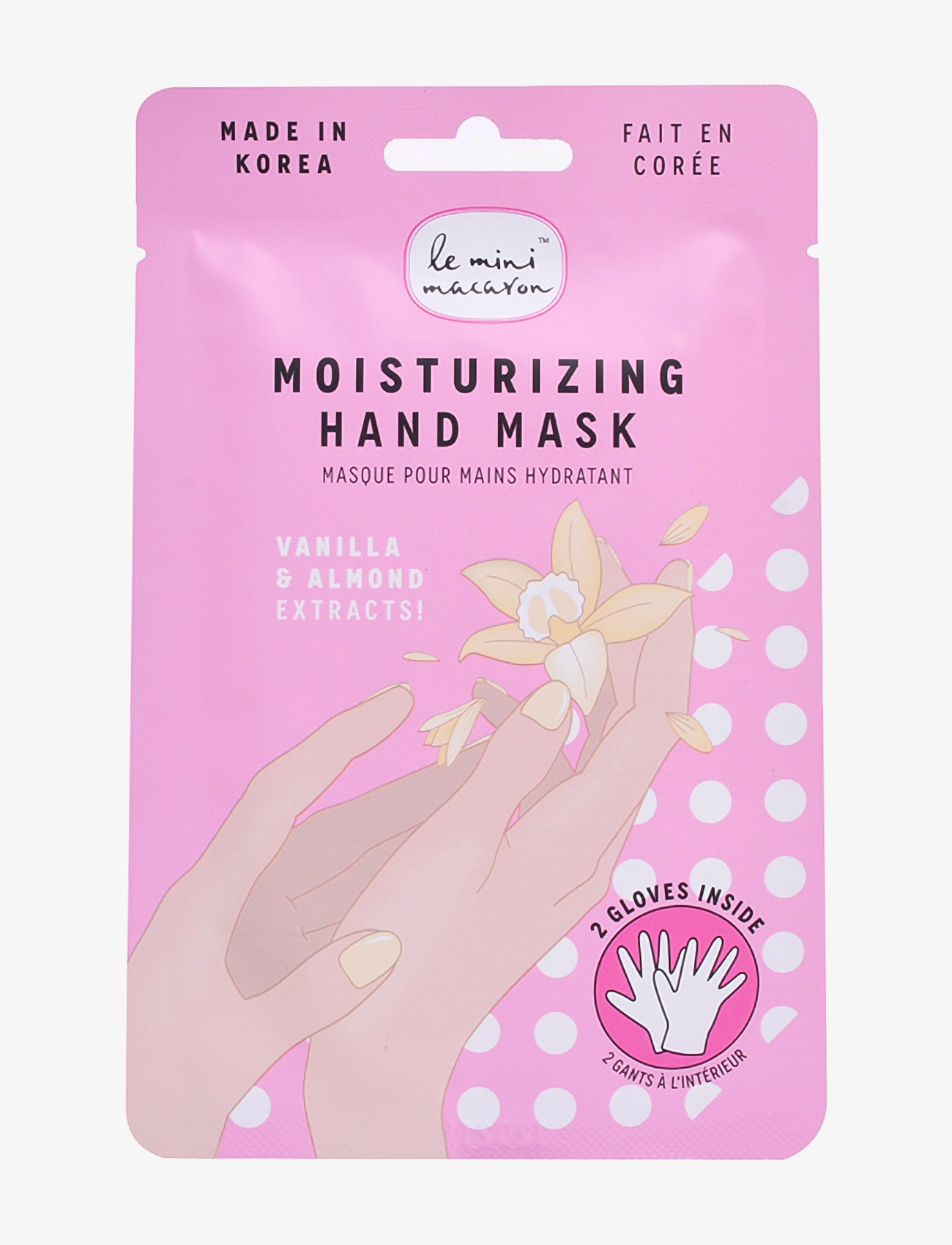 Le Mini Macaron Hand Mask Vanilla Almond, Håndpleje, Nude, Str: ONE SIZE
