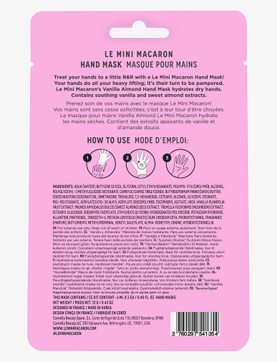 Le Mini Macaron - Hand Mask VANILLA ALMOND - kätehooldus - vanilla almond - 2