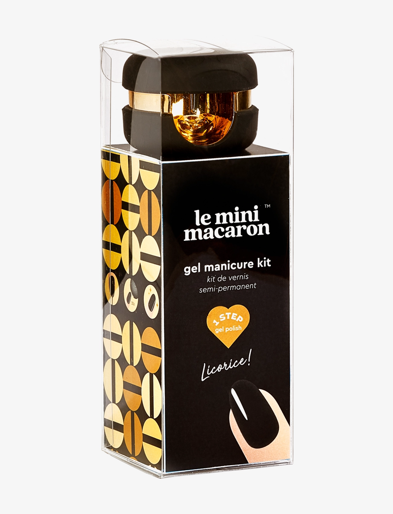 Le Mini Macaron Gel Manicure Kit LICORICE - Pakkumised - LICORICE / black