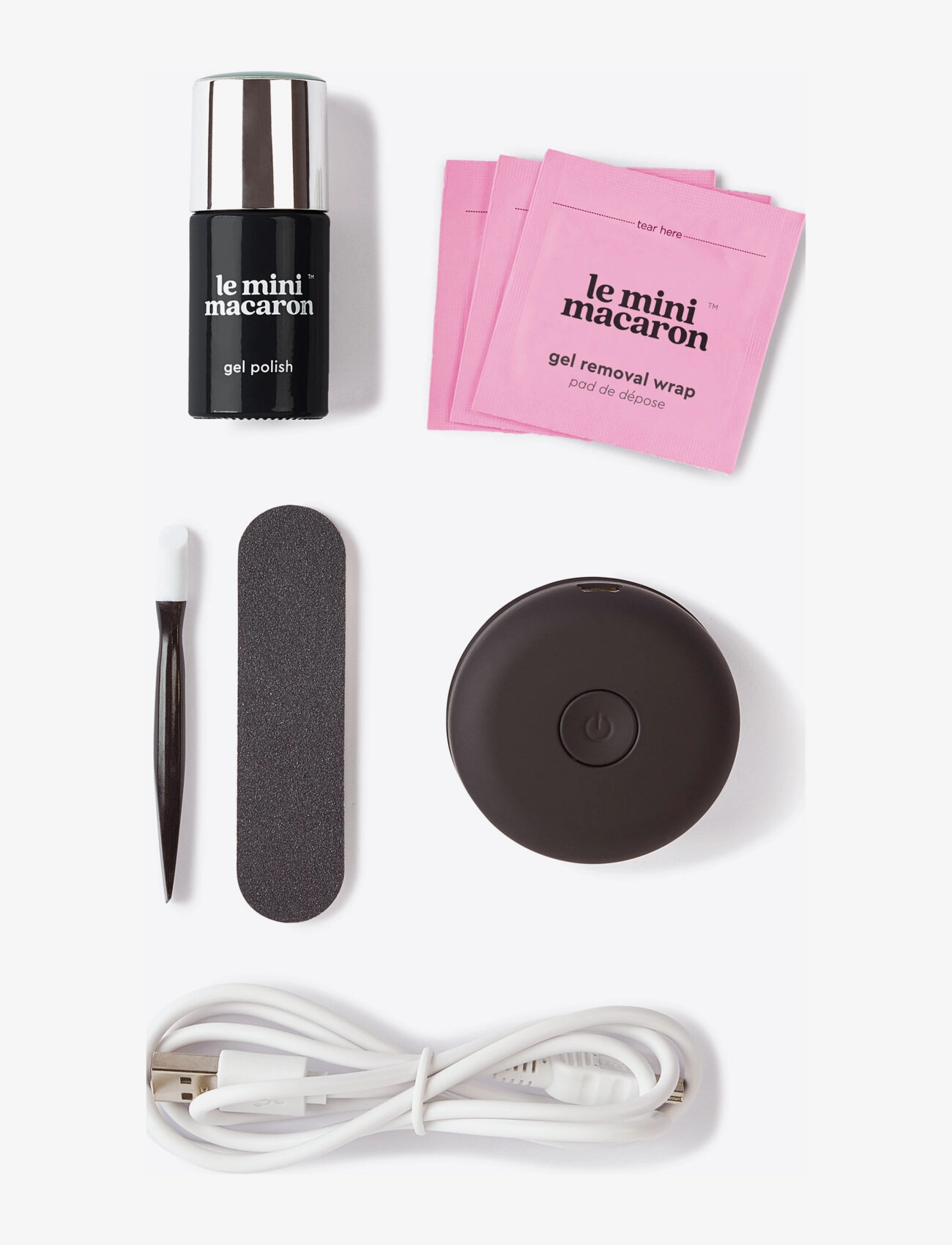 Le Mini Macaron - Gel Manicure Kit LICORICE - smink - licorice - 3