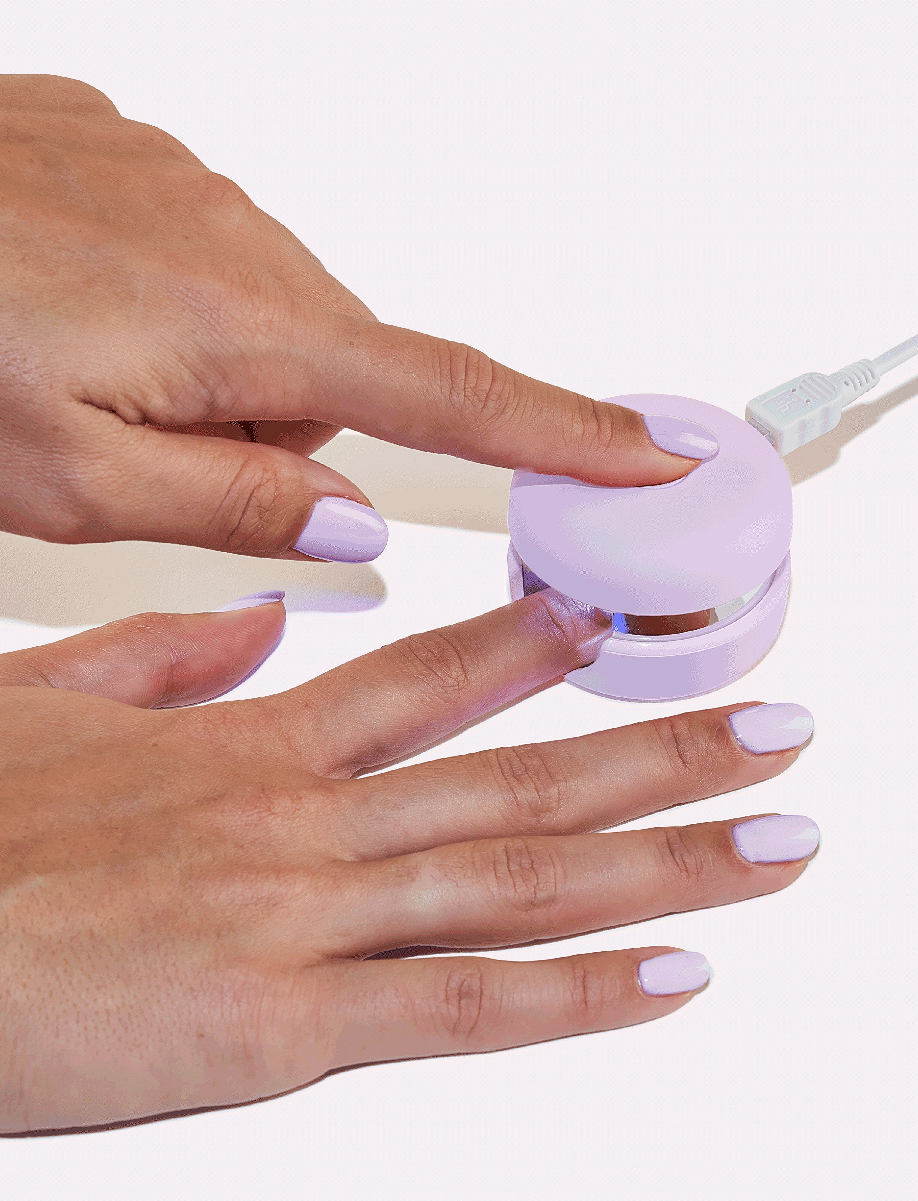 Le Mini Macaron - Gel Manicure Kit LILAC BLOSSOM - smink - lilac blossom - 4