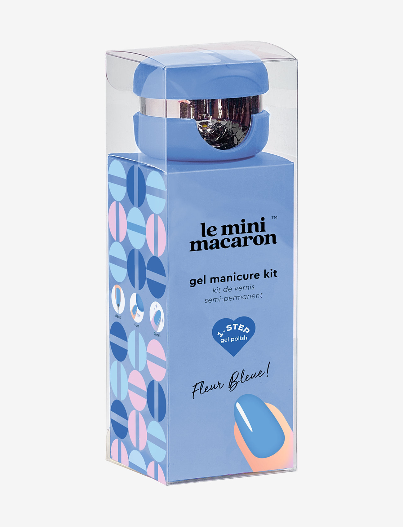 Le Mini Macaron - Gel Manicure Kit FLEUR BLEUE - makeup - fleur bleue - 1