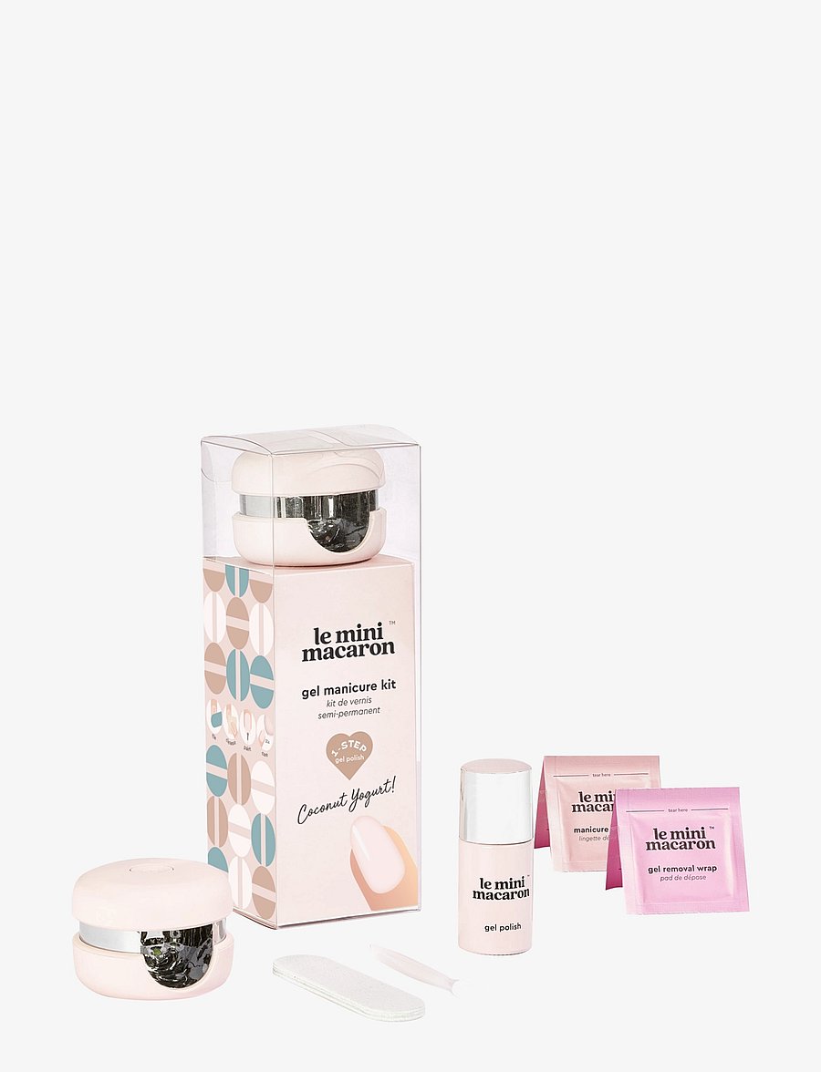 Le Mini Macaron - Gel Manicure Kit, Coconut Yogurt - makeup - coconut yogurt - 1