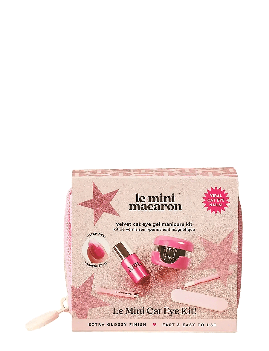 Le Mini Macaron - Gel Manicure Kit, Velvet Cat Eye, Travel Kit - giftset - velvet cat eye - 3