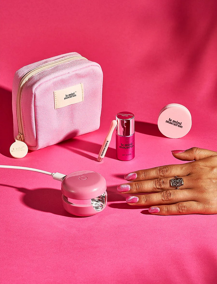 Le Mini Macaron - Gel Manicure Kit, Velvet Cat Eye, Travel Kit - giftset - velvet cat eye - 2