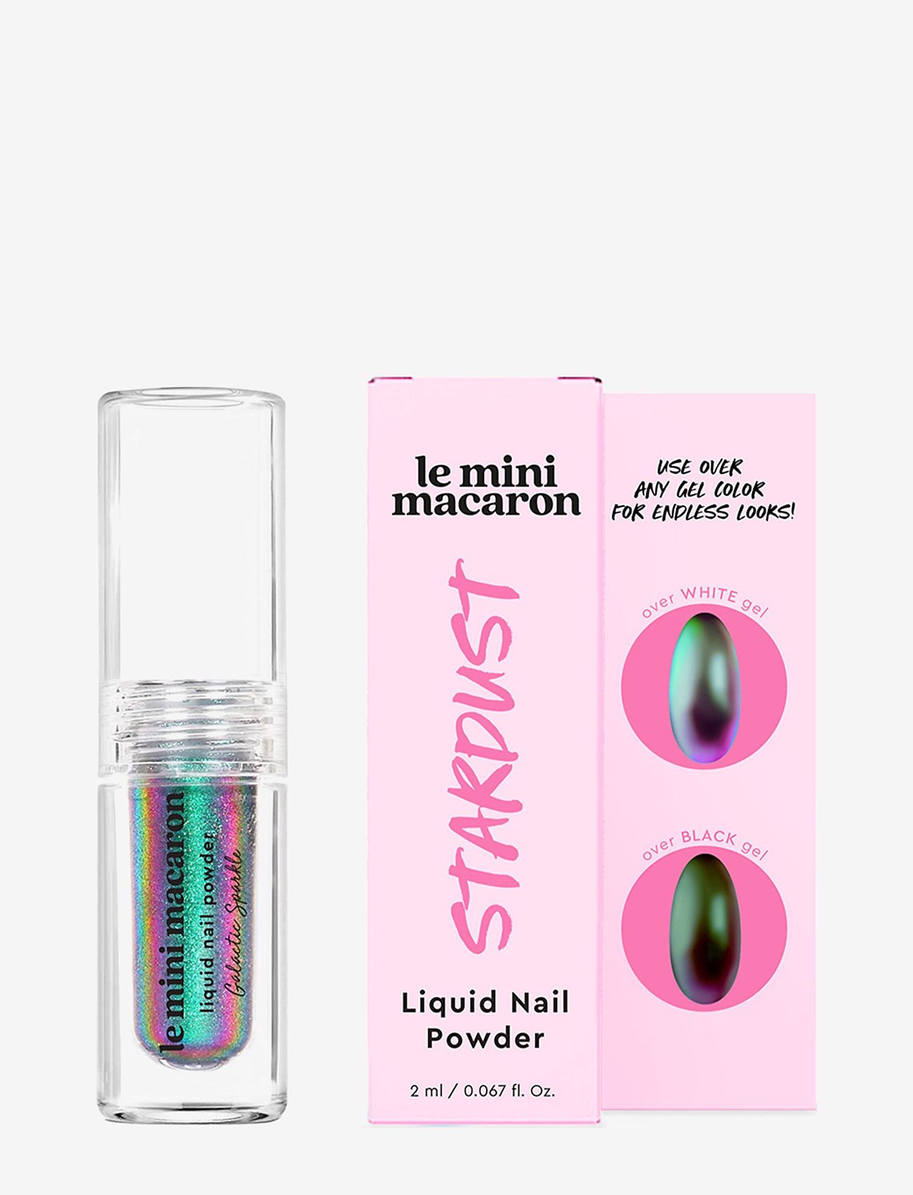 Le Mini Macaron - Liquid Nail Powder, Galactic Sparkle - smink - galactic sparkle, stardust collection - 2