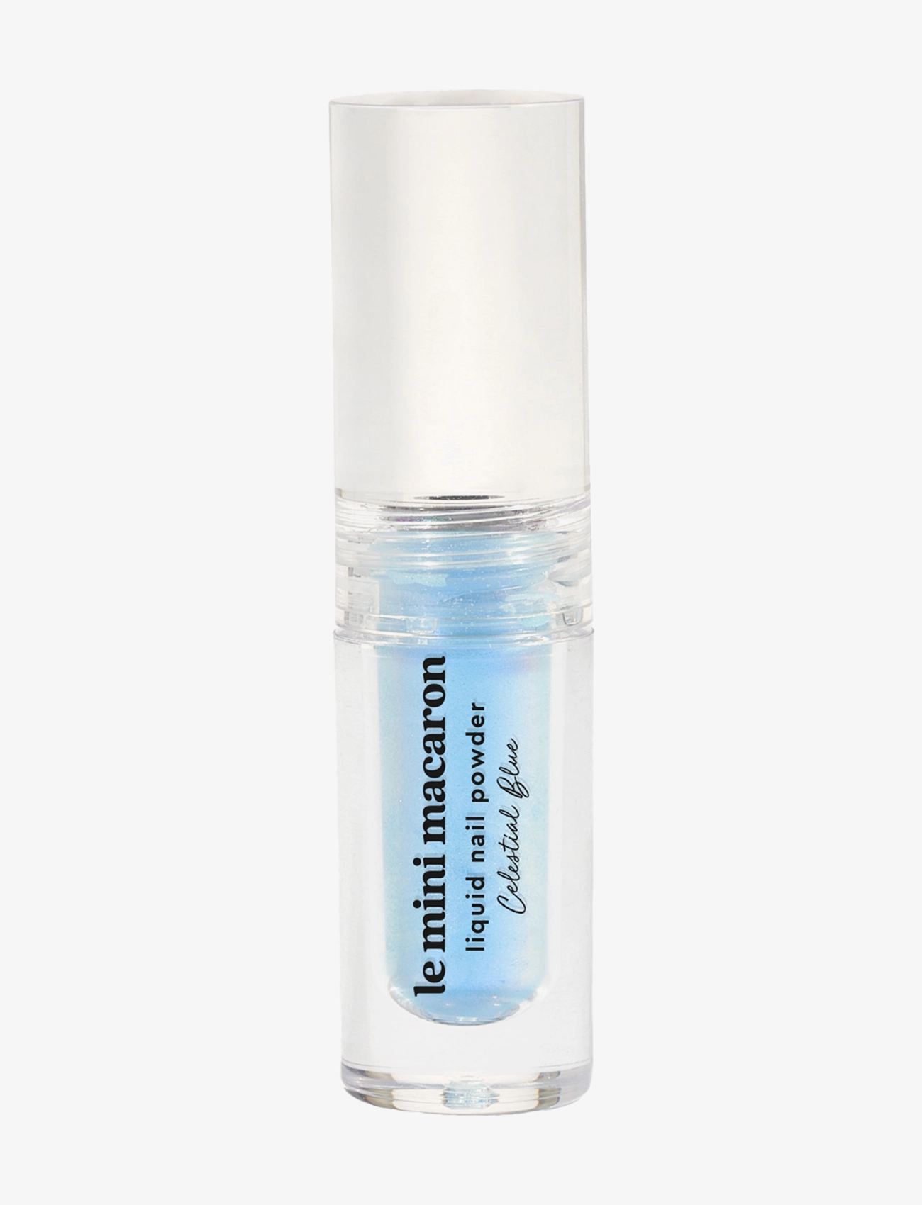 Le Mini Macaron Liquid Nail Powder, Celestial Blue, Gel Neglelak, Blå, Str: 2 ML