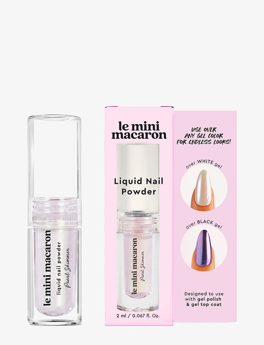 Le Mini Macaron - Liquid Nail Powder, Pearl Shimmer - pearl shimmer, stardust collection - 1