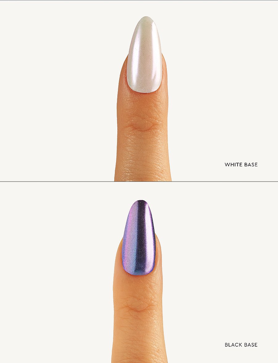 Le Mini Macaron - Liquid Nail Powder, Pearl Shimmer - pearl shimmer, stardust collection - 4