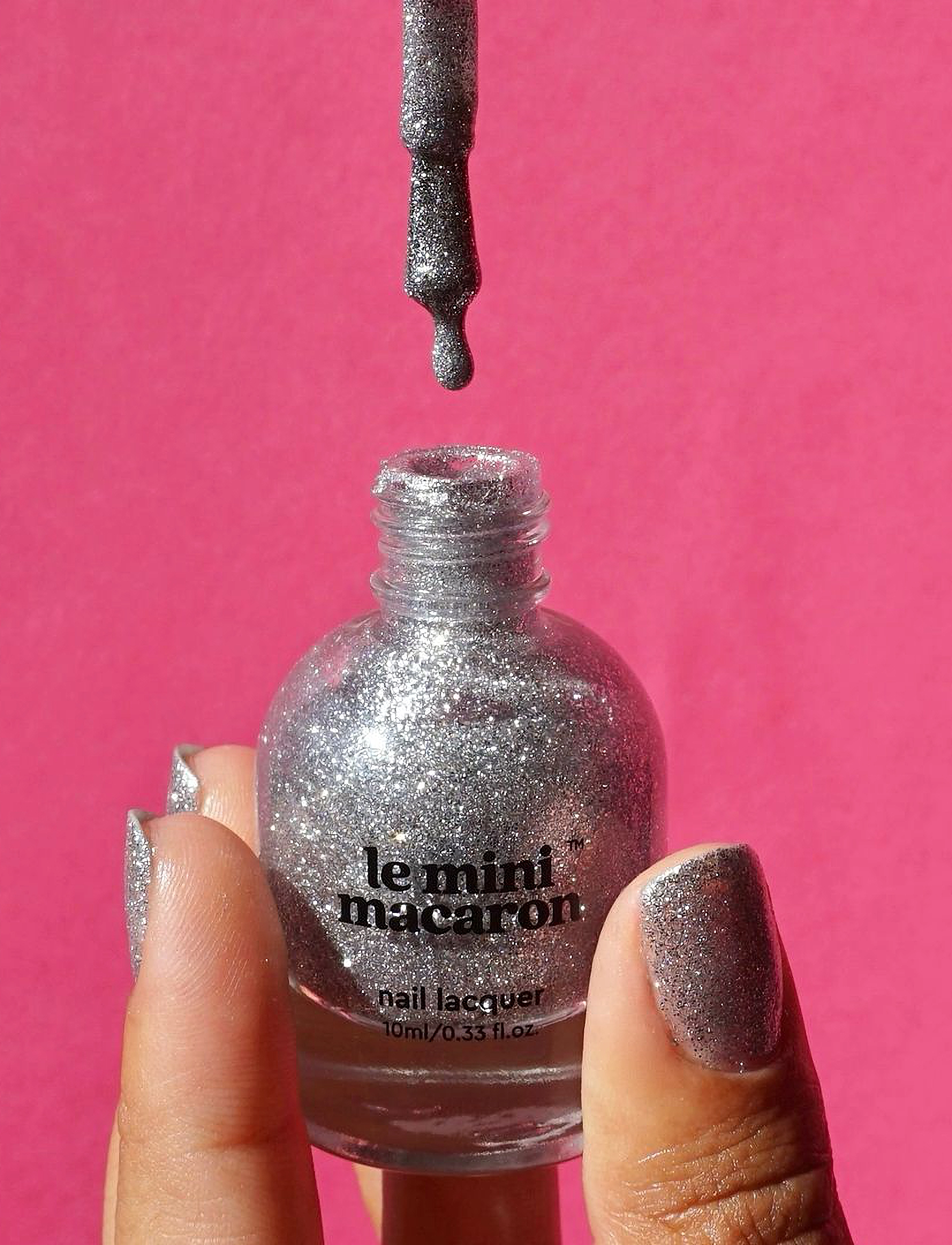 Le Mini Macaron - Le Sweet, Nail Polish - smink - silver disco - 4