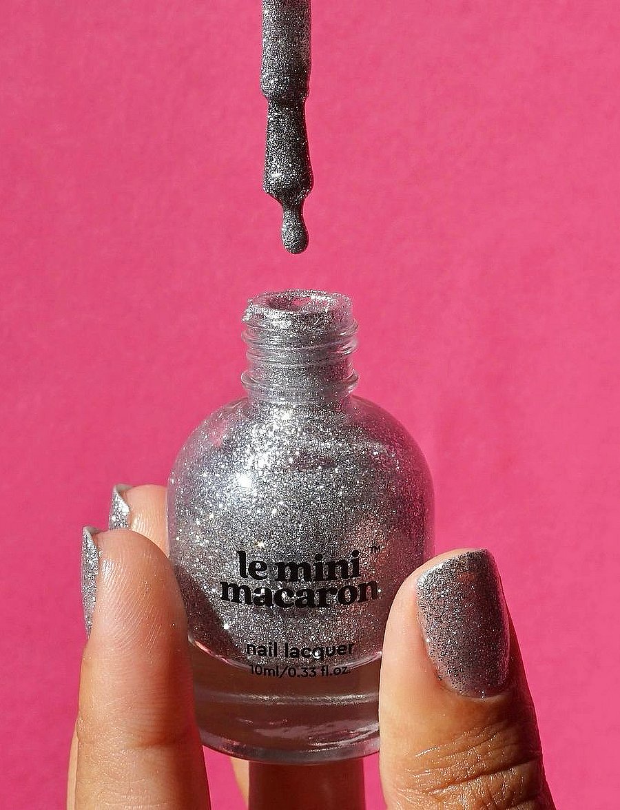 Le Mini Macaron - Le Sweet, Nail Polish - makeup - silver disco - 4