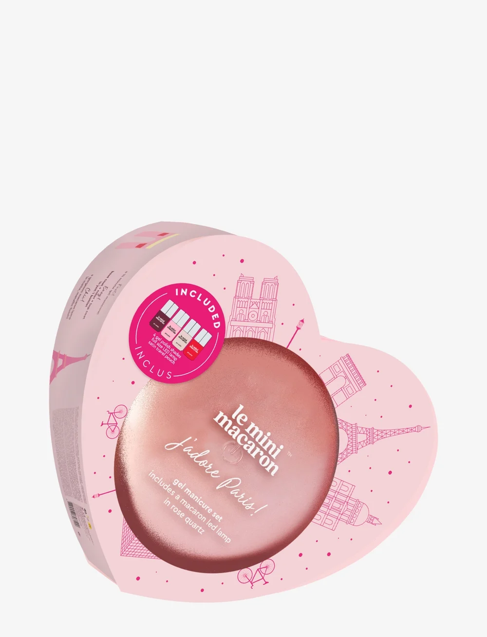 Le Mini Macaron - Gel Manicure Kit LE MAXI, J'ADORE PARIS! - gel handsnyrtisett - le maxi, j'adore paris! - 1