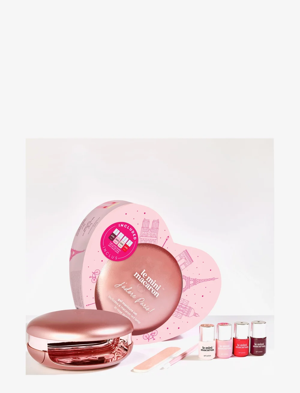 Le Mini Macaron - Gel Manicure Kit LE MAXI, J'ADORE PARIS! - gel handsnyrtisett - le maxi, j'adore paris! - 3