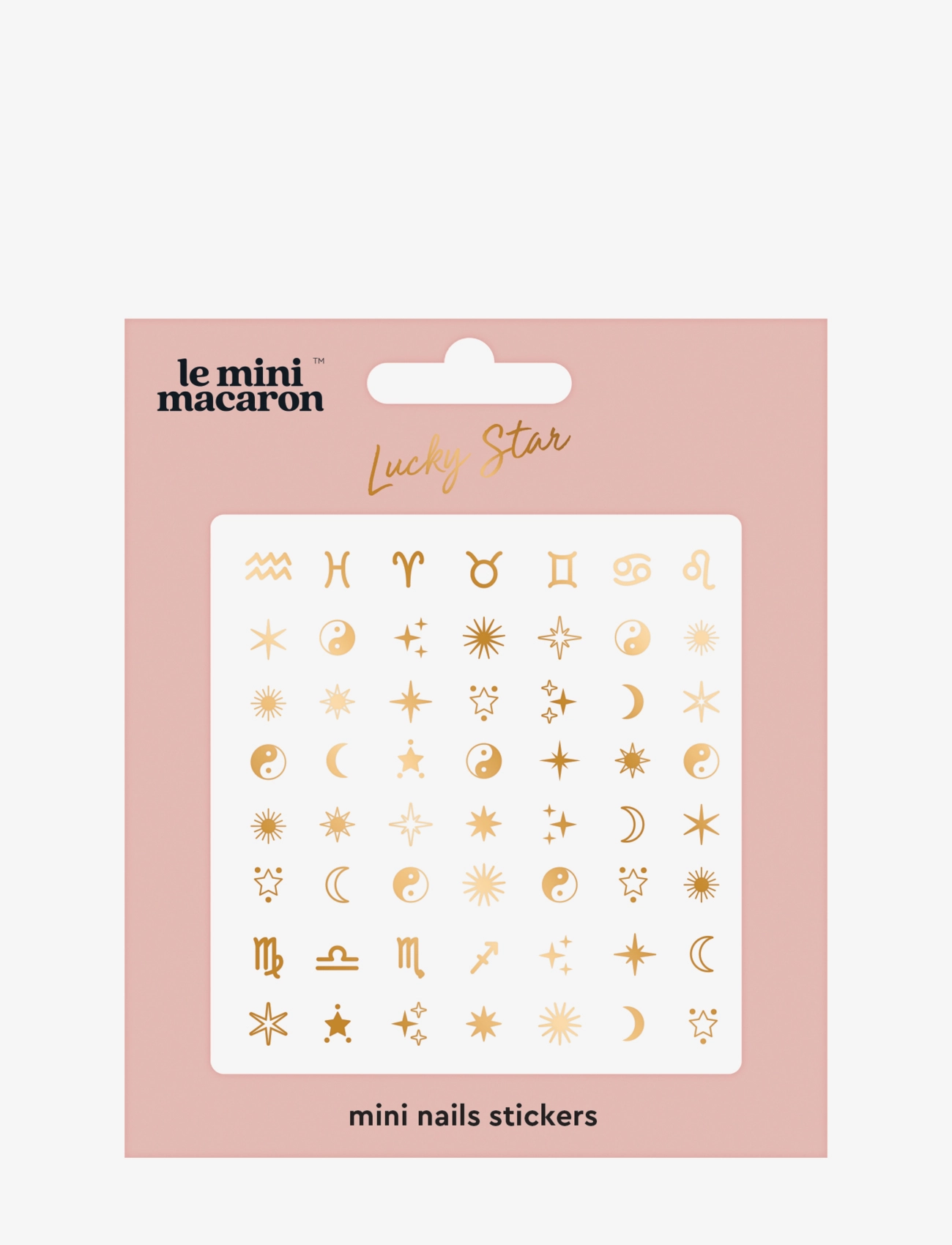 Le Mini Macaron Mini Nail Stickers - Tarvikud - LUCKY STAR / multi